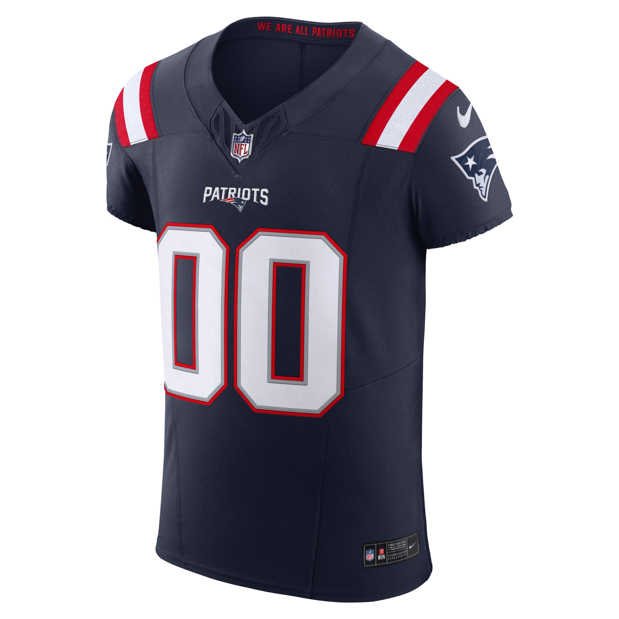 New England Patriots Nike Vapor F.U.S.E. Elite Custom Jersey – Navy Clowdercats