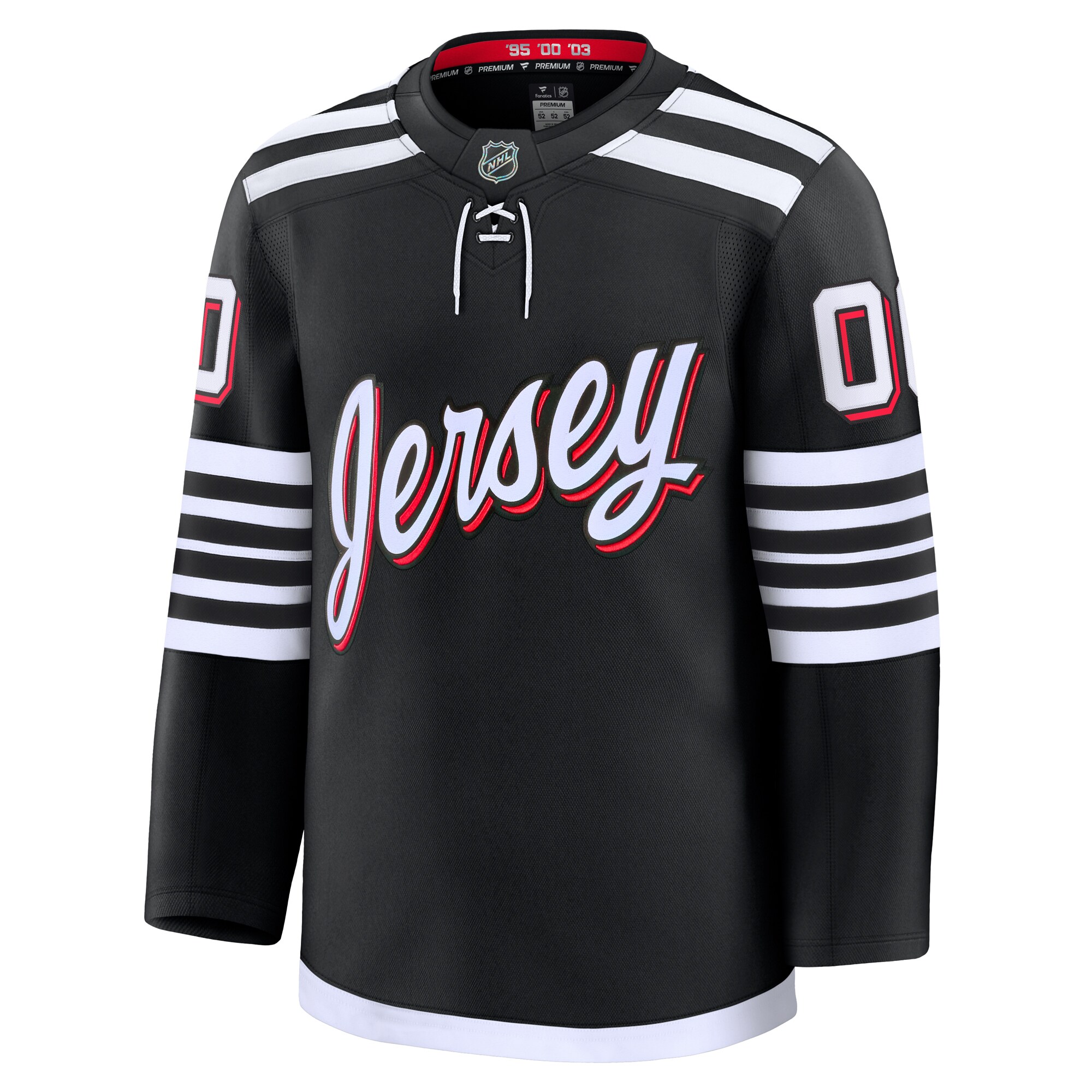 New Jersey Devils Fanatics Alternate Premium Custom Jersey – Black Clowdercats