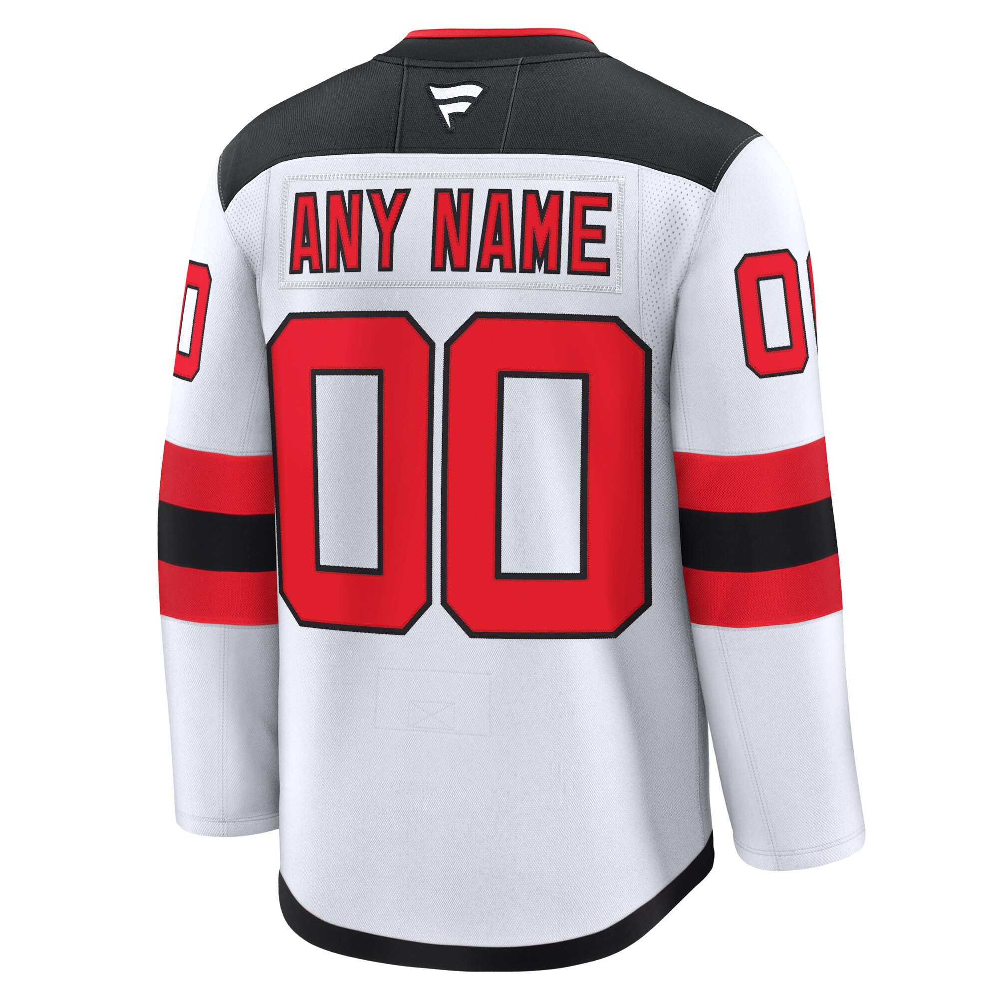 New Jersey Devils Fanatics Away Premium Custom Jersey – White Clowdercats