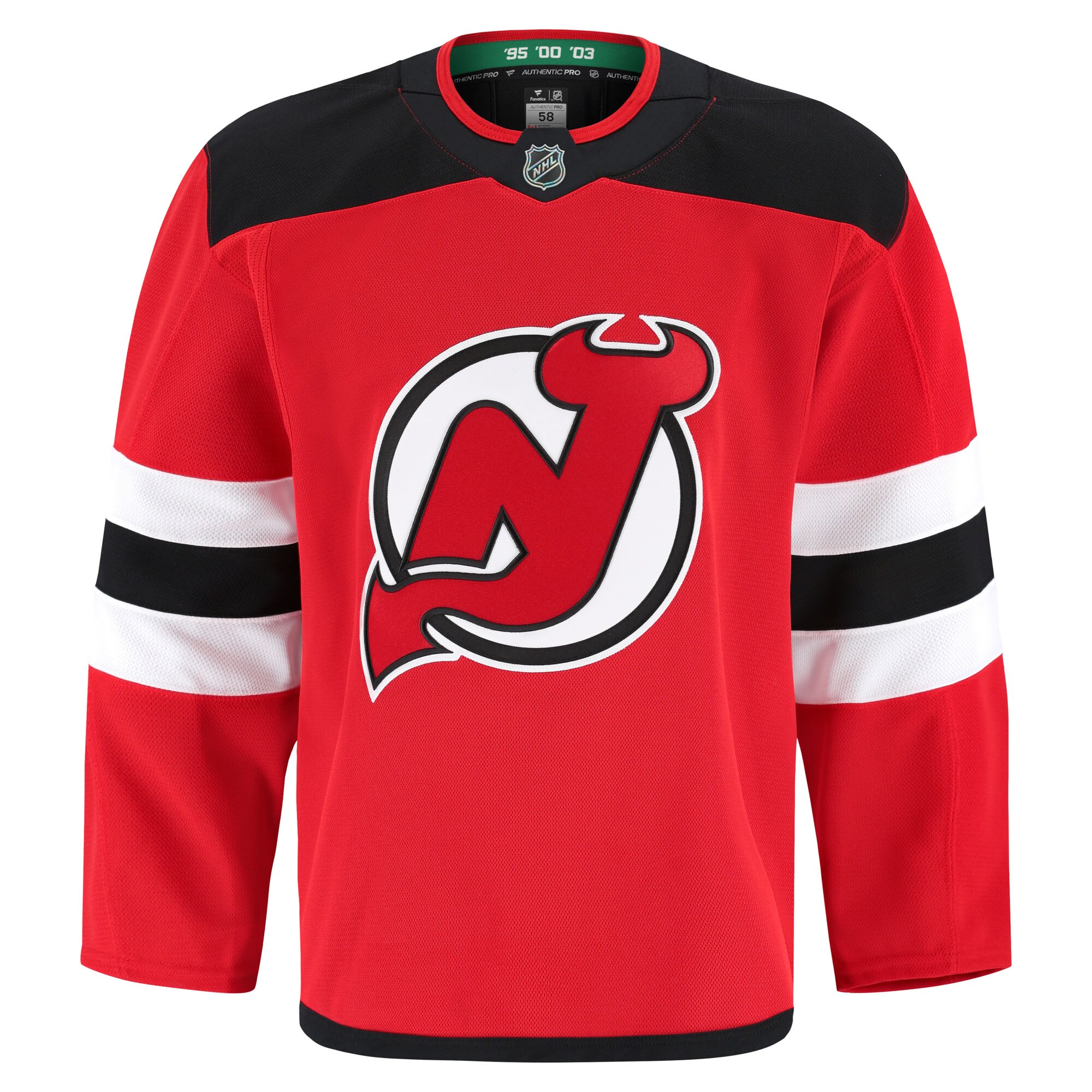 New Jersey Devils Fanatics Home Authentic Pro Jersey – Red Clowdercats