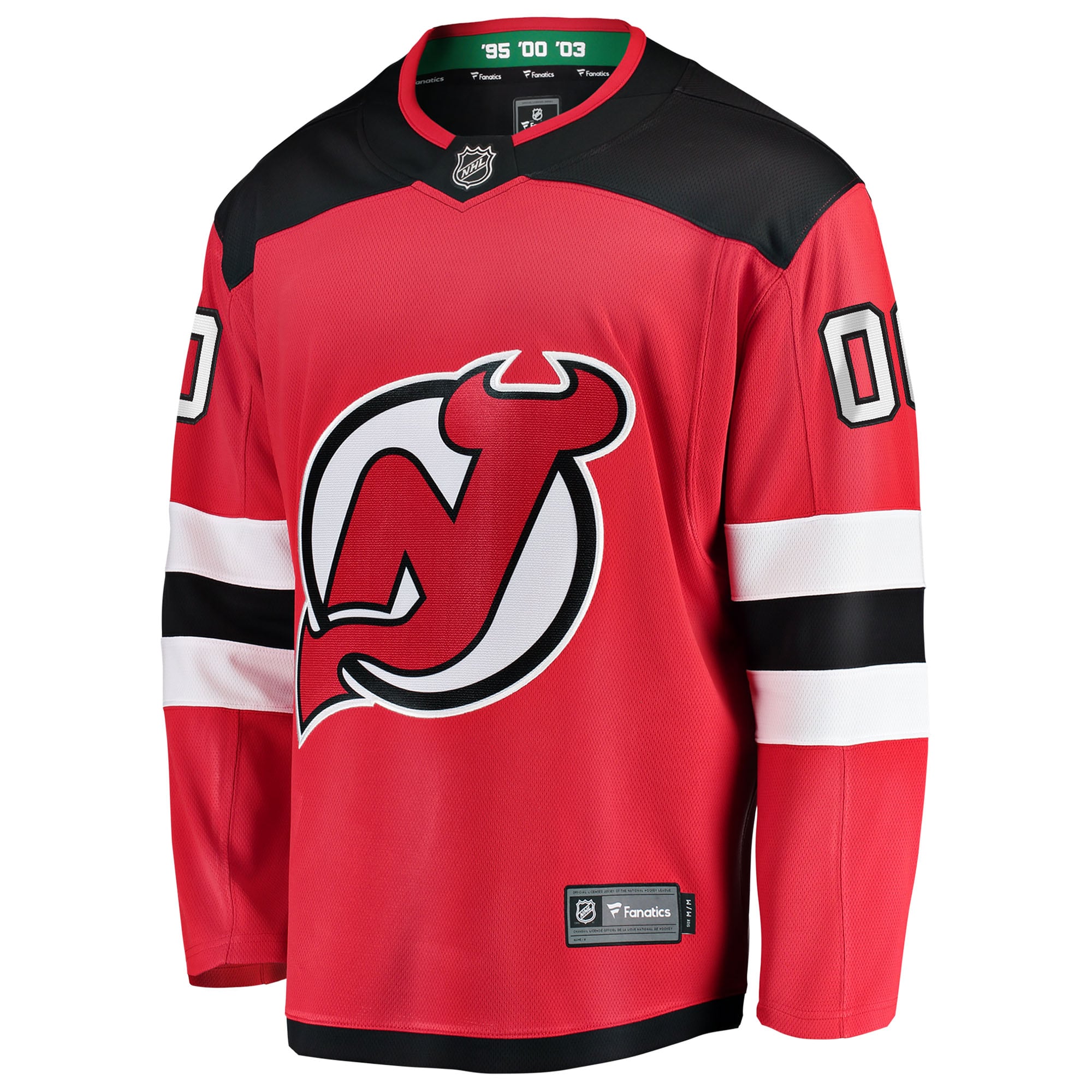 New Jersey Devils Fanatics Home Breakaway Custom Jersey – Red Clowdercats