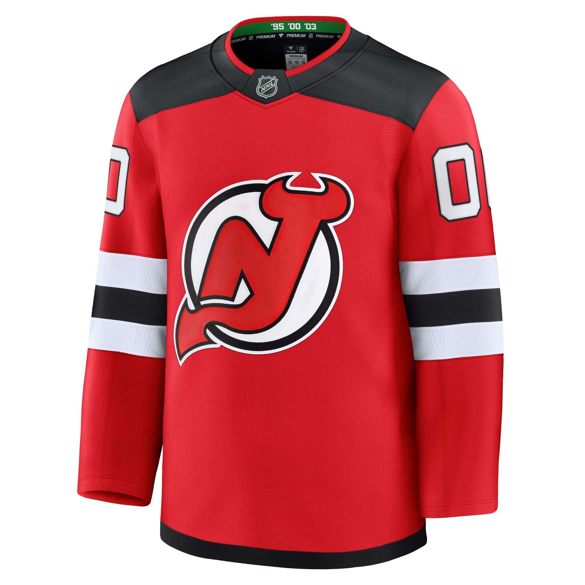 New Jersey Devils Fanatics Home Premium Custom Jersey – Red Clowdercats