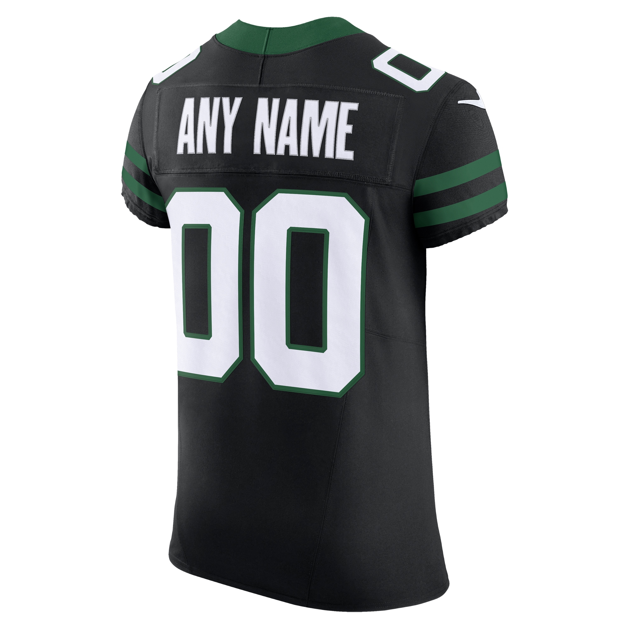New York Jets Nike Alternate Vapor F.U.S.E. Elite Custom Jersey – Legacy Black Clowdercats