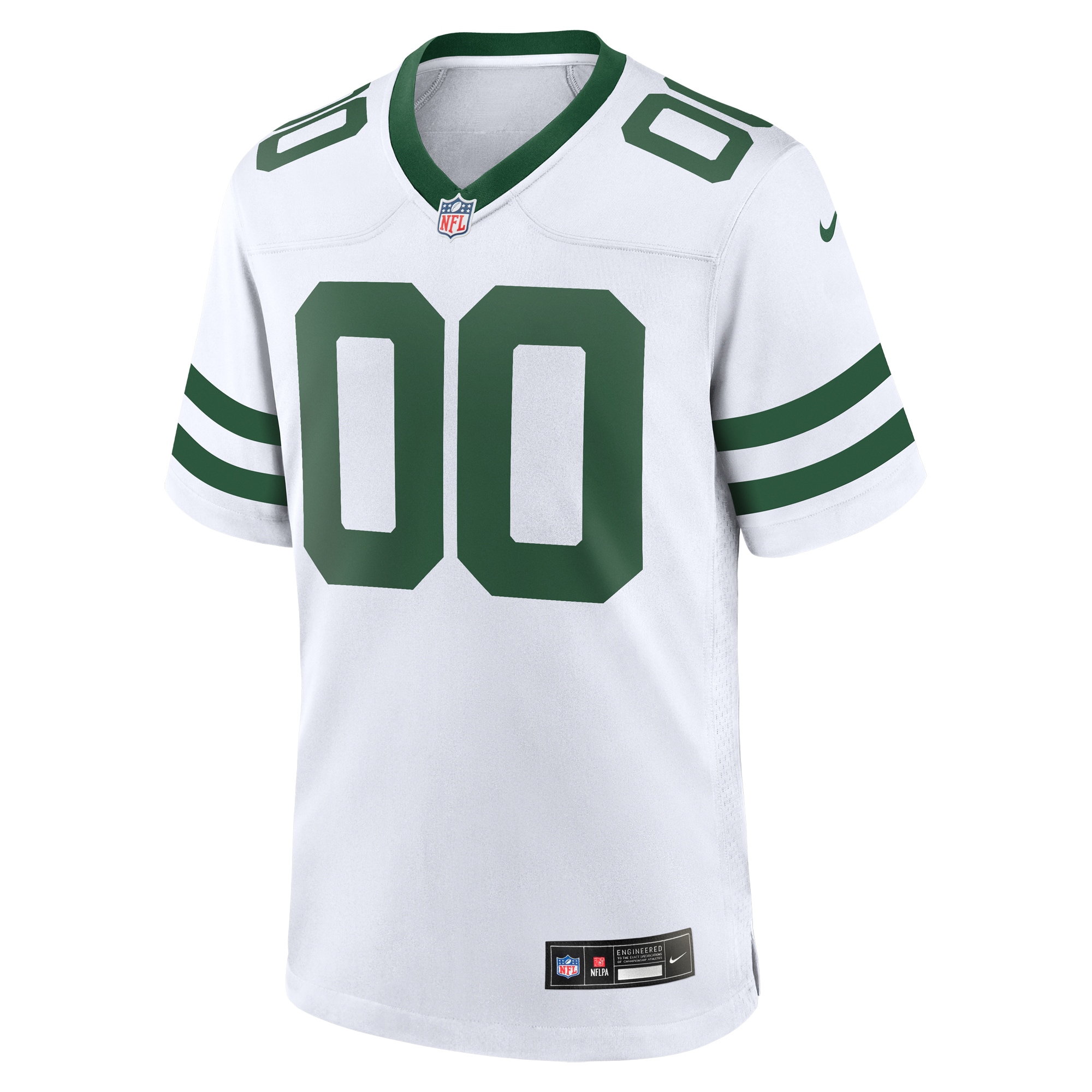 New York Jets Nike Custom Game Jersey – Legacy White Clowdercats