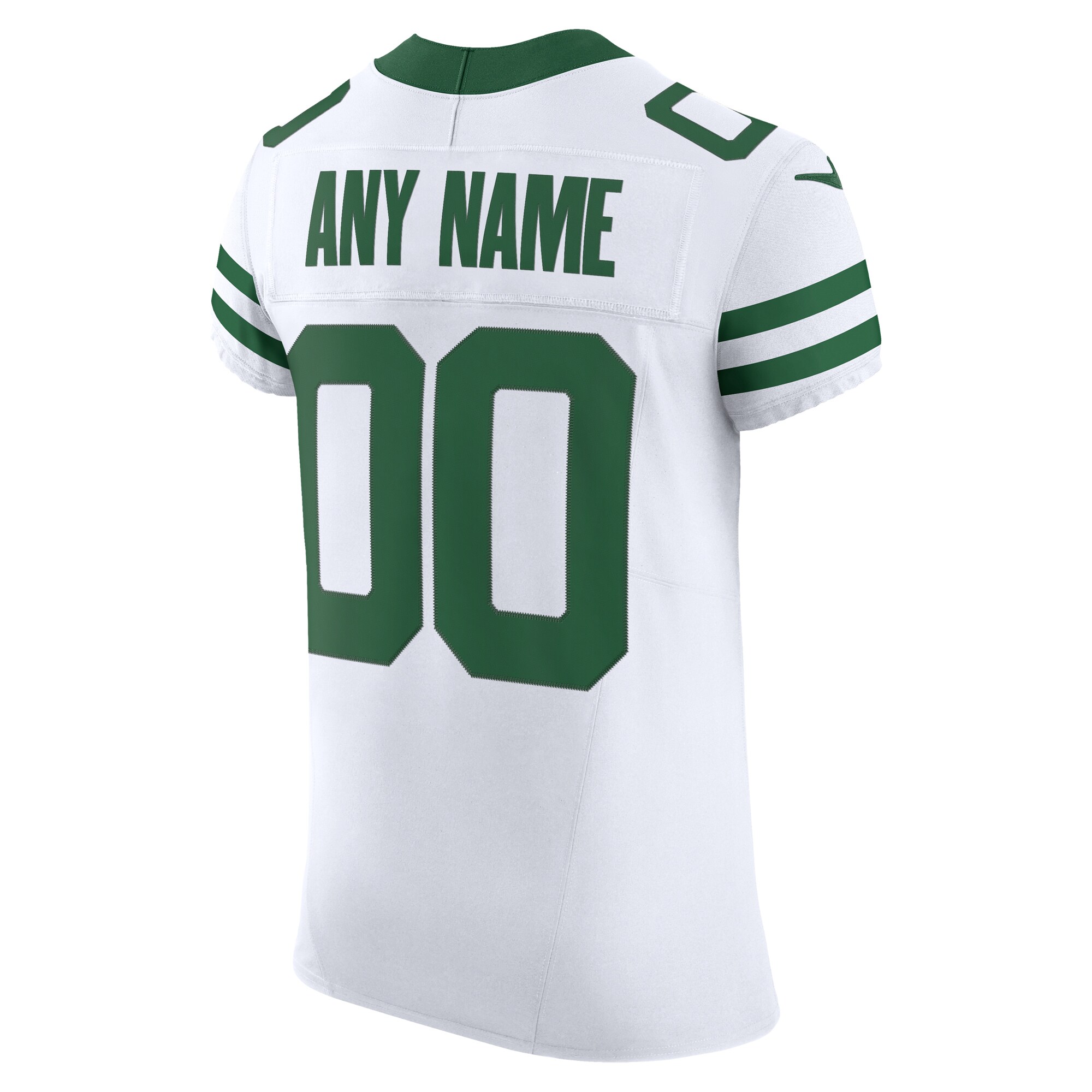 New York Jets Nike Vapor F.U.S.E. Elite Custom Jersey – White Clowdercats