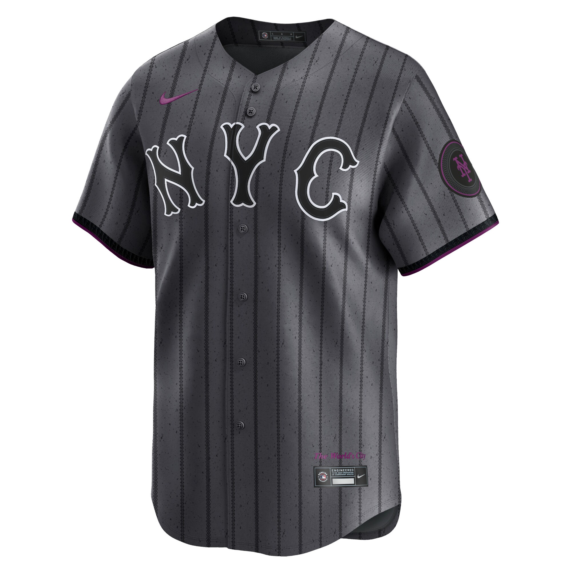New York Mets Nike 2024 City Connect Limited Jersey – Graphite