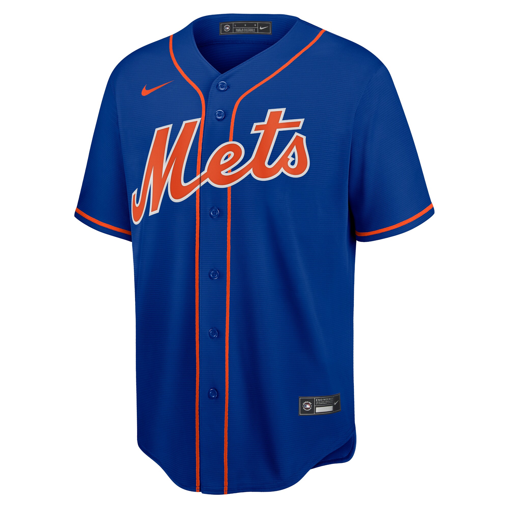 New York Mets Nike Big & Tall Alternate Replica Team Jersey – Royal