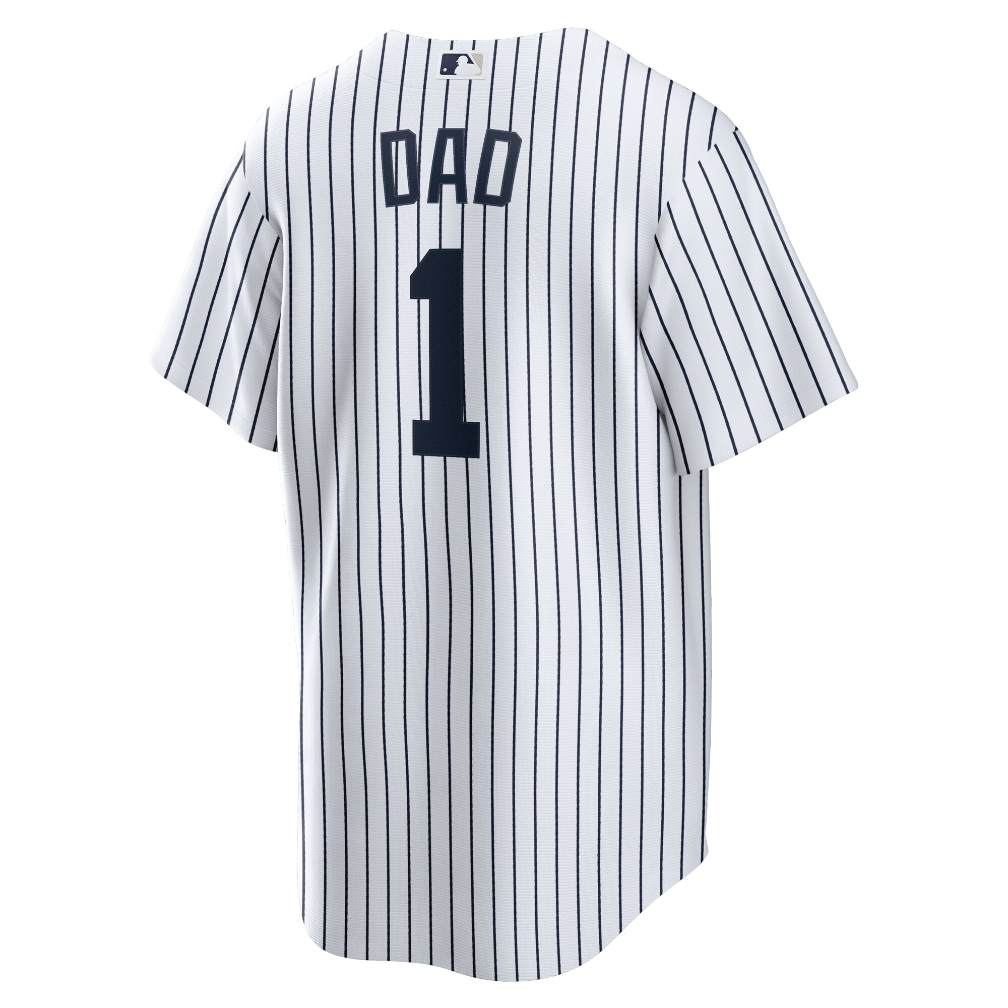 New York Yankees Nike #1 Dad Home Replica Jersey – White