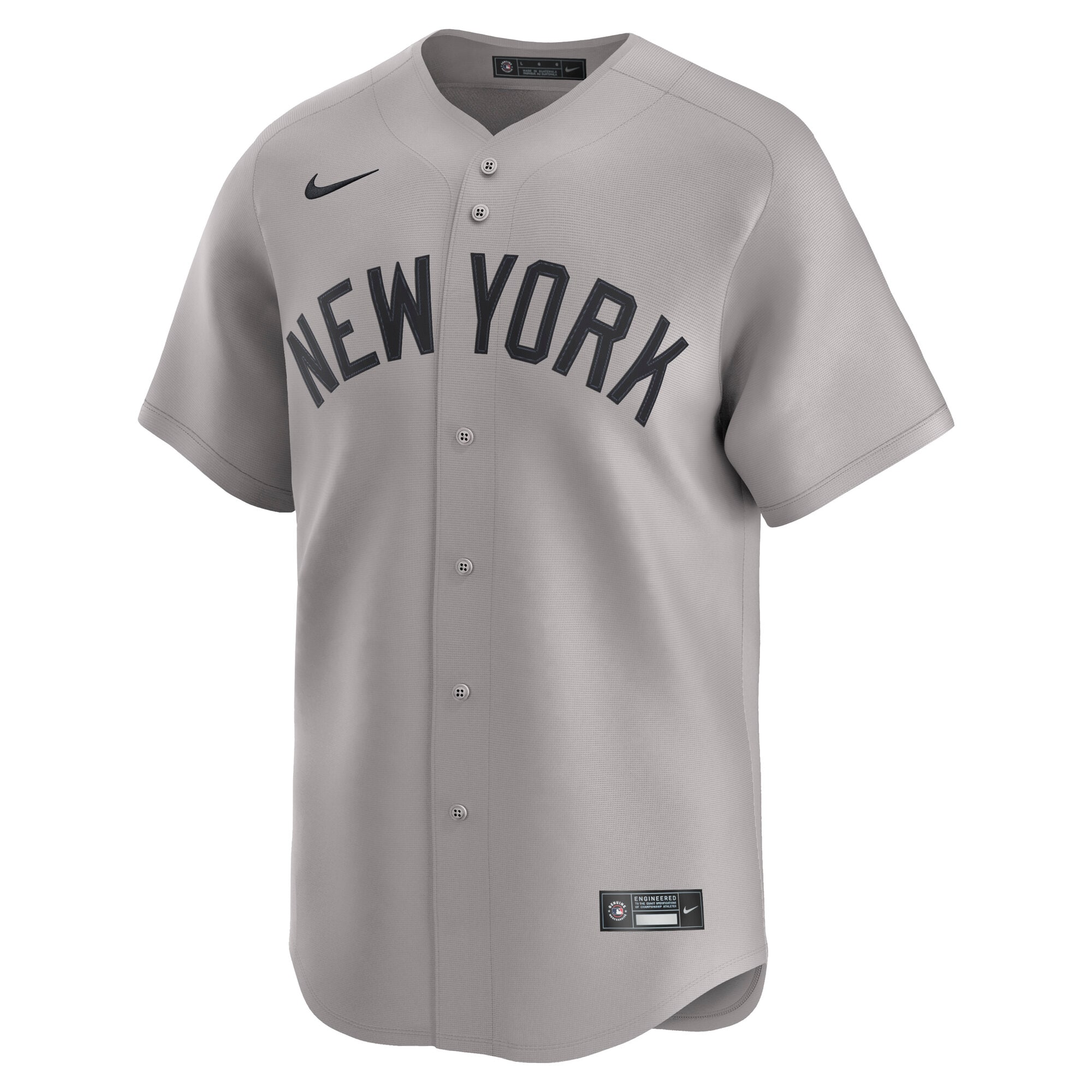 New York Yankees Nike Away Limited Jersey – Gray
