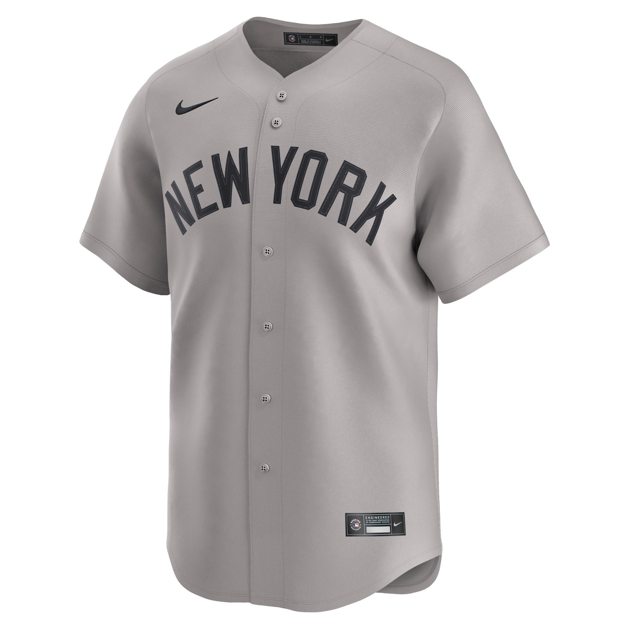 New York Yankees Nike Road Limited Jersey – Gray