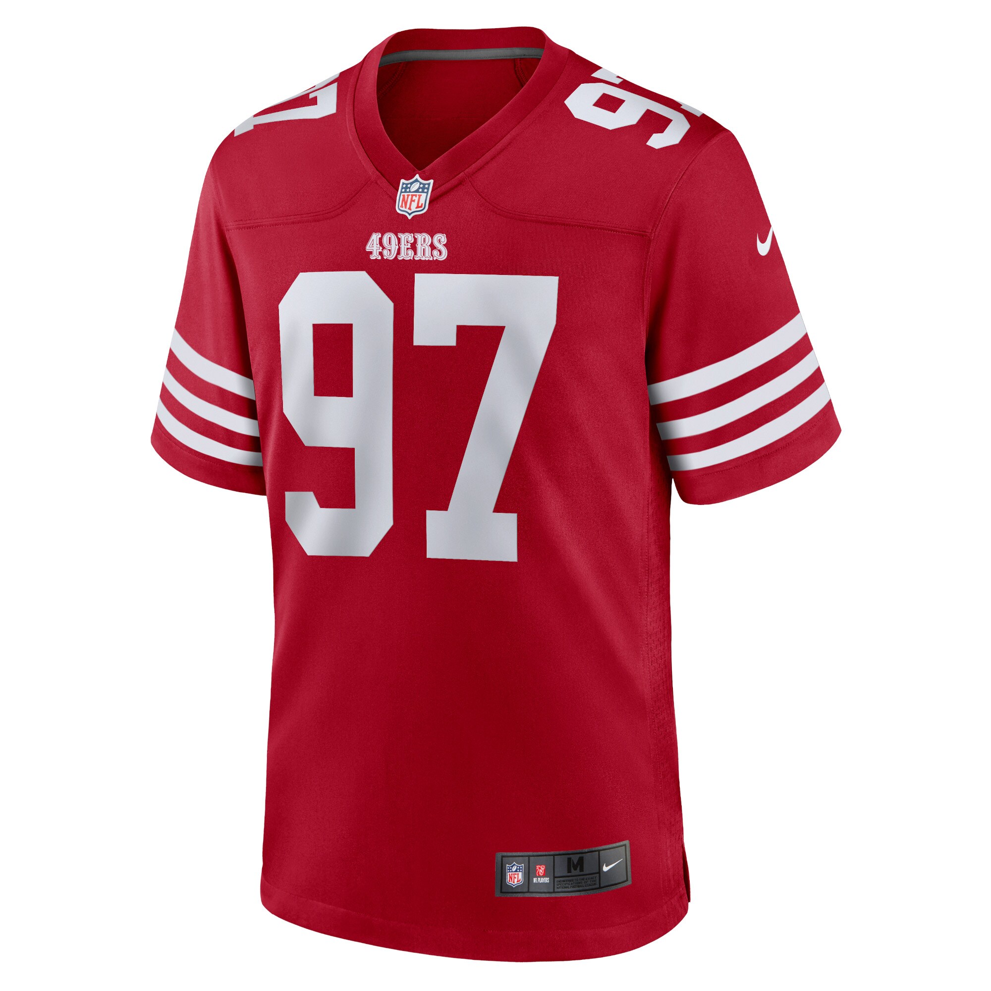 Nick Bosa San Francisco 49ers Nike Team Game Jersey – Scarlet Clowdercats