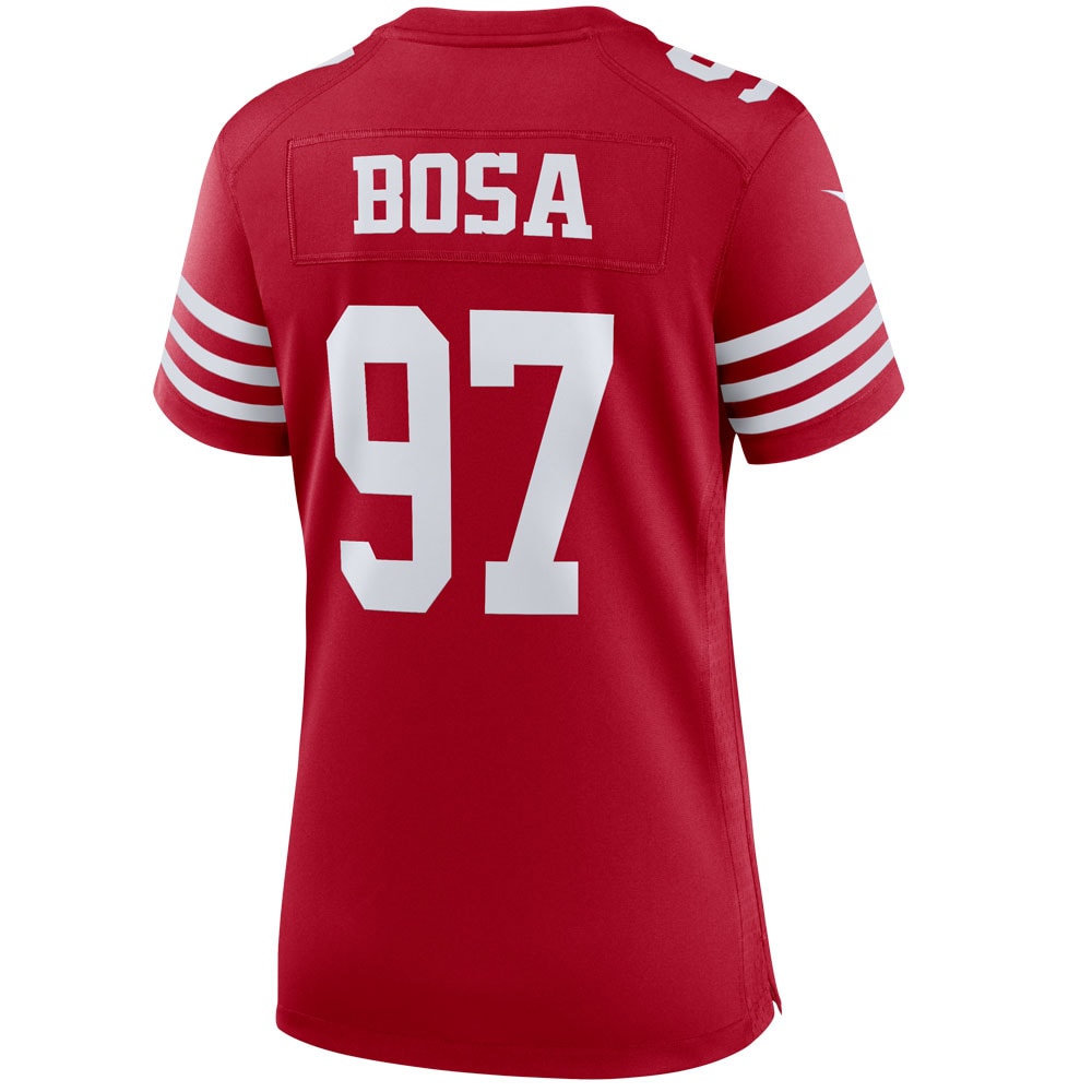 Nick Bosa San Francisco 49ers Nike Women’s Player Jersey – Scarlet Clowdercats