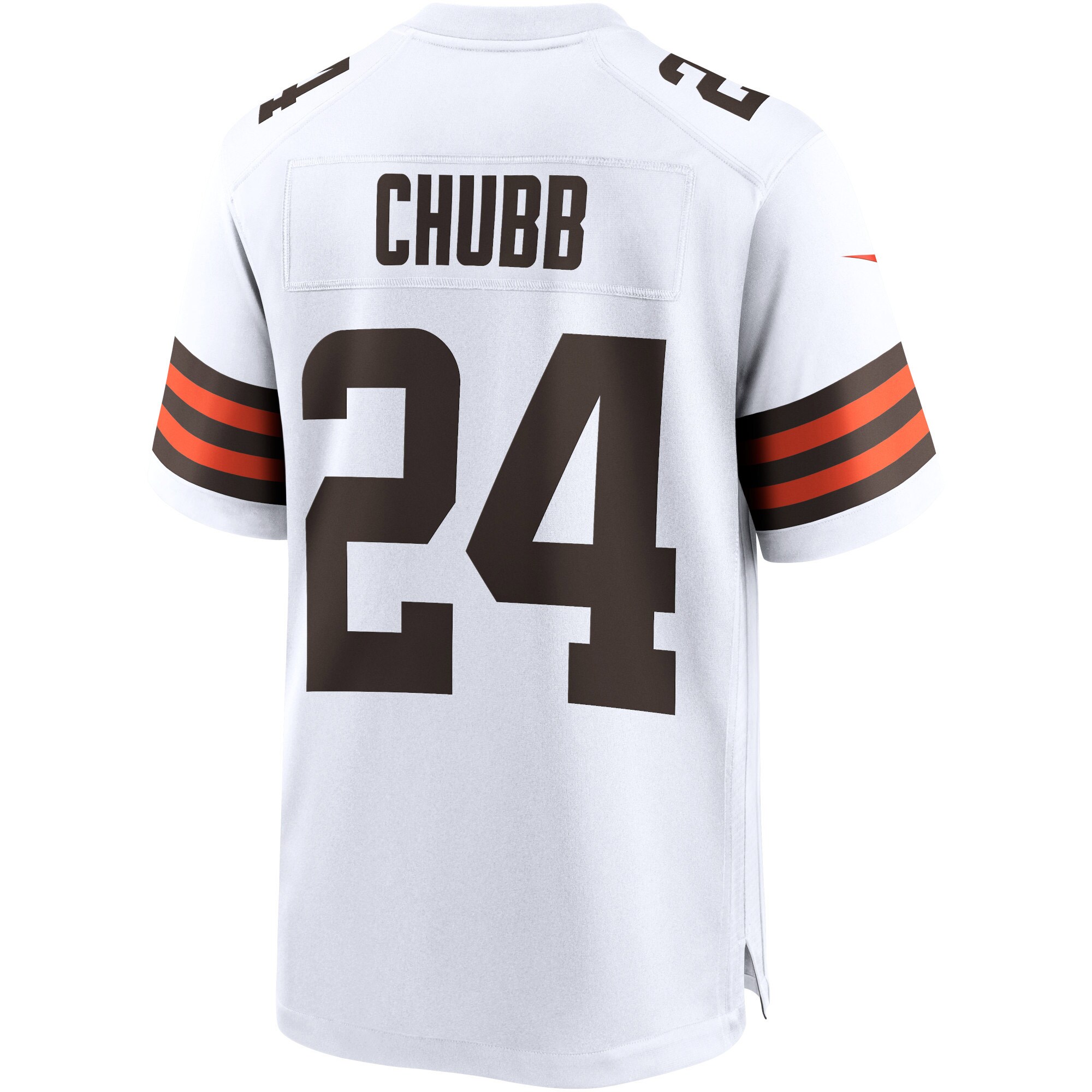Nick Chubb Cleveland Browns Nike Game Jersey – White Clowdercats