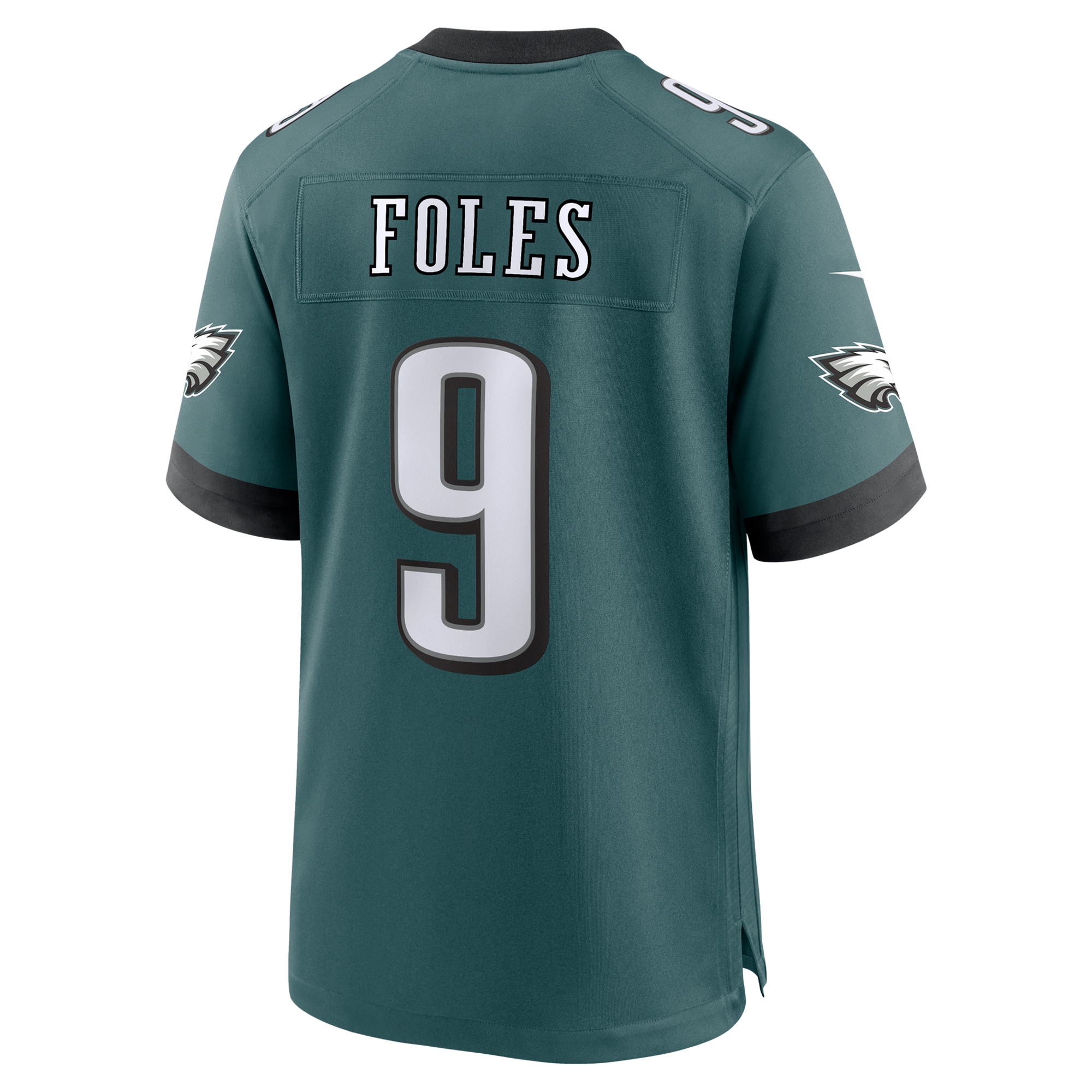 Nick Foles Philadelphia Eagles Nike Team Retired Player Game Jersey – Midnight Green Clowdercats