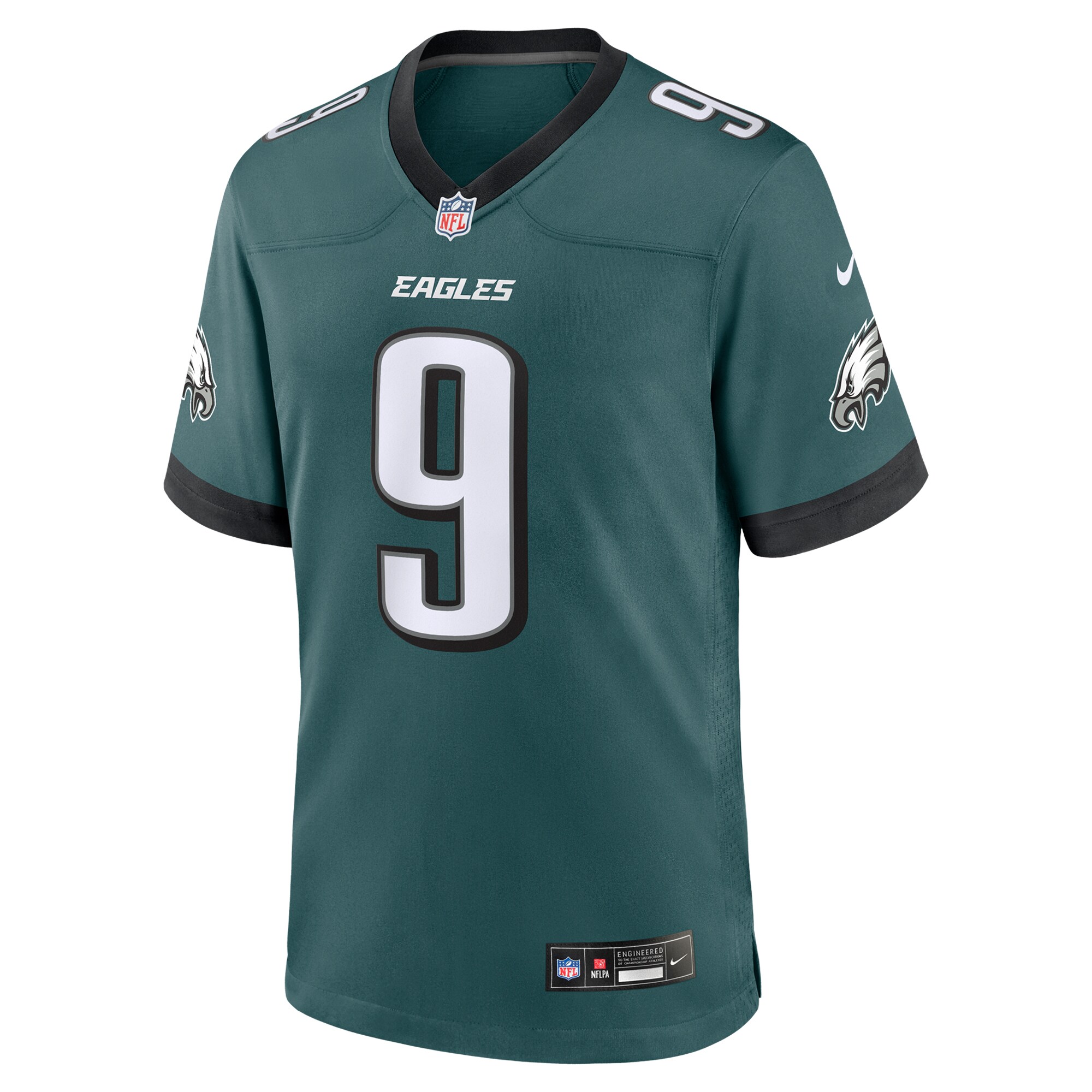 Nick Foles Philadelphia Eagles Nike Team Retired Player Game Jersey – Midnight Green Clowdercats