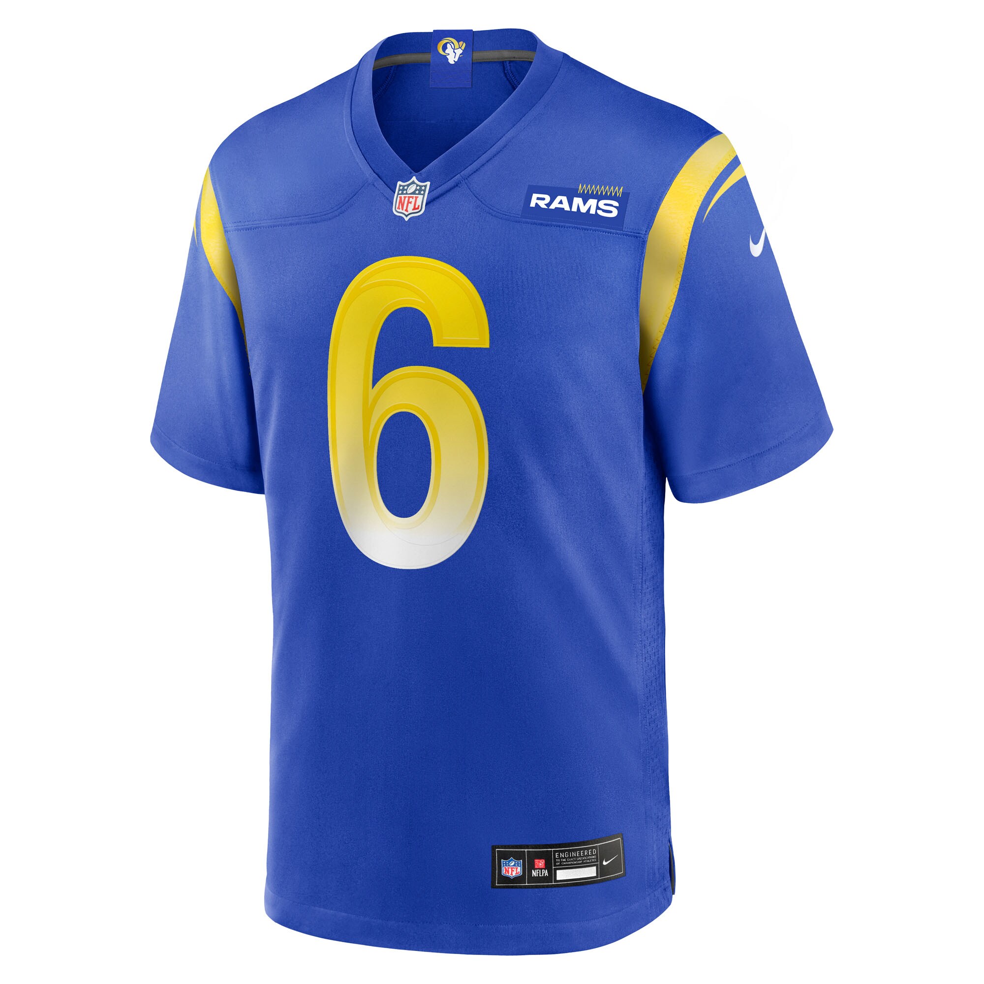 Nick Hampton Los Angeles Rams Nike Team Game Jersey – Royal Clowdercats