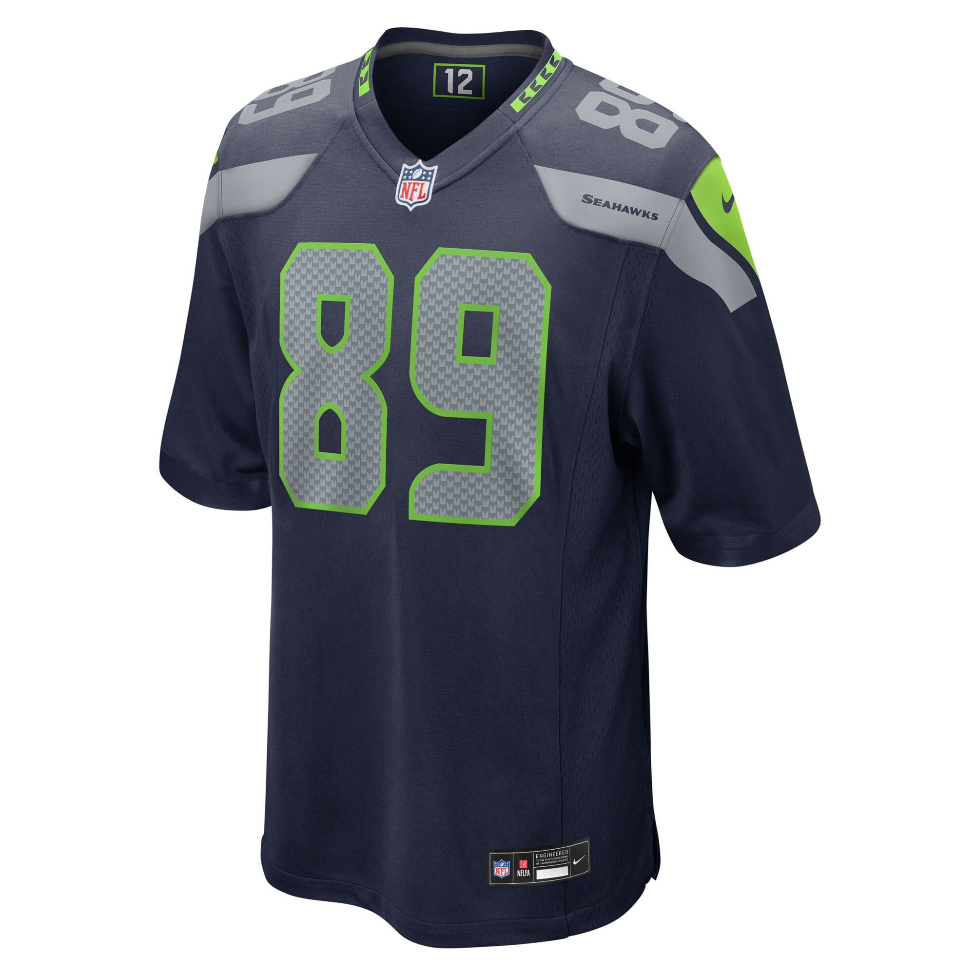 Nick Kallerup Seattle Seahawks Nike Team Game Jersey – College Navy Clowdercats