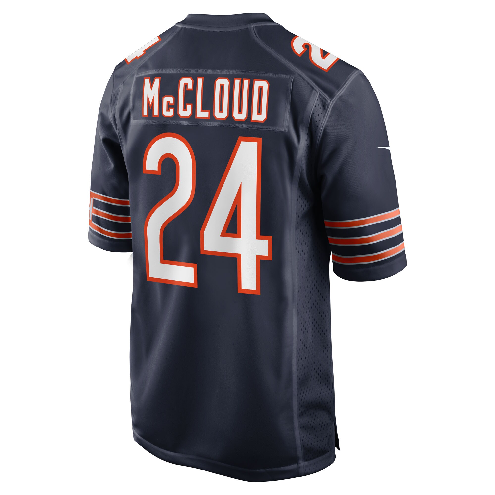 Nick McCloud Chicago Bears Nike Team Game Jersey – Navy Clowdercats