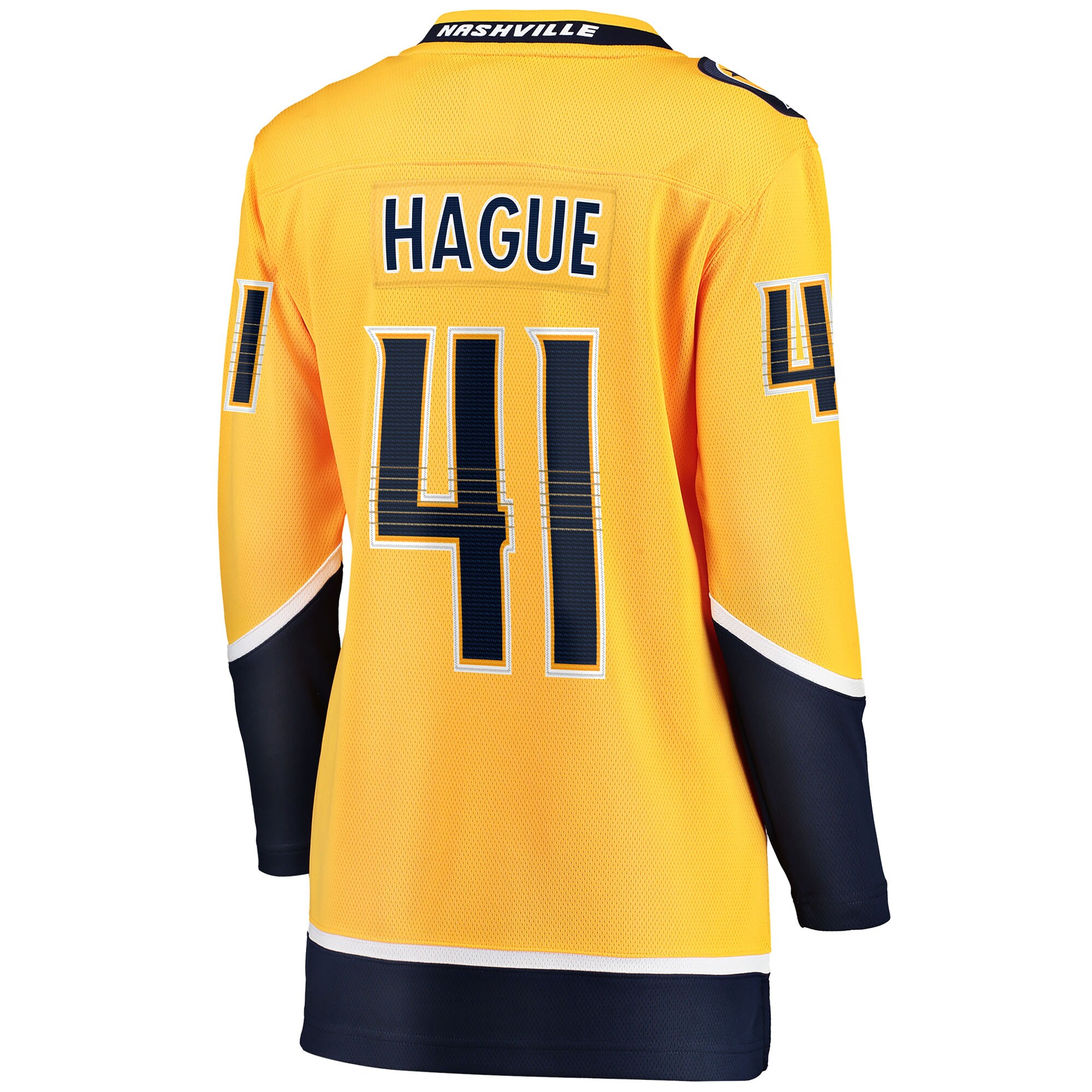 Nicolas Hague Nashville Predators Fanatics Women’s Home Breakaway Jersey – Gold Clowdercats