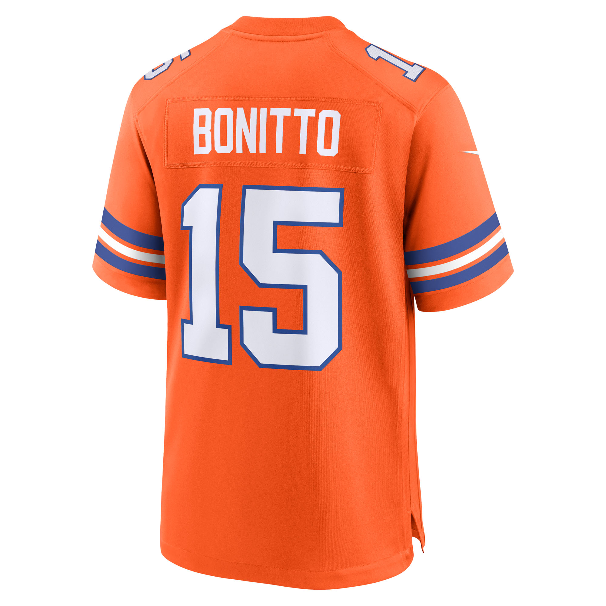 Nik Bonitto Denver Broncos Nike Alternate 2 Mile High Collection 1977 Throwback Game Jersey – Orange Clowdercats