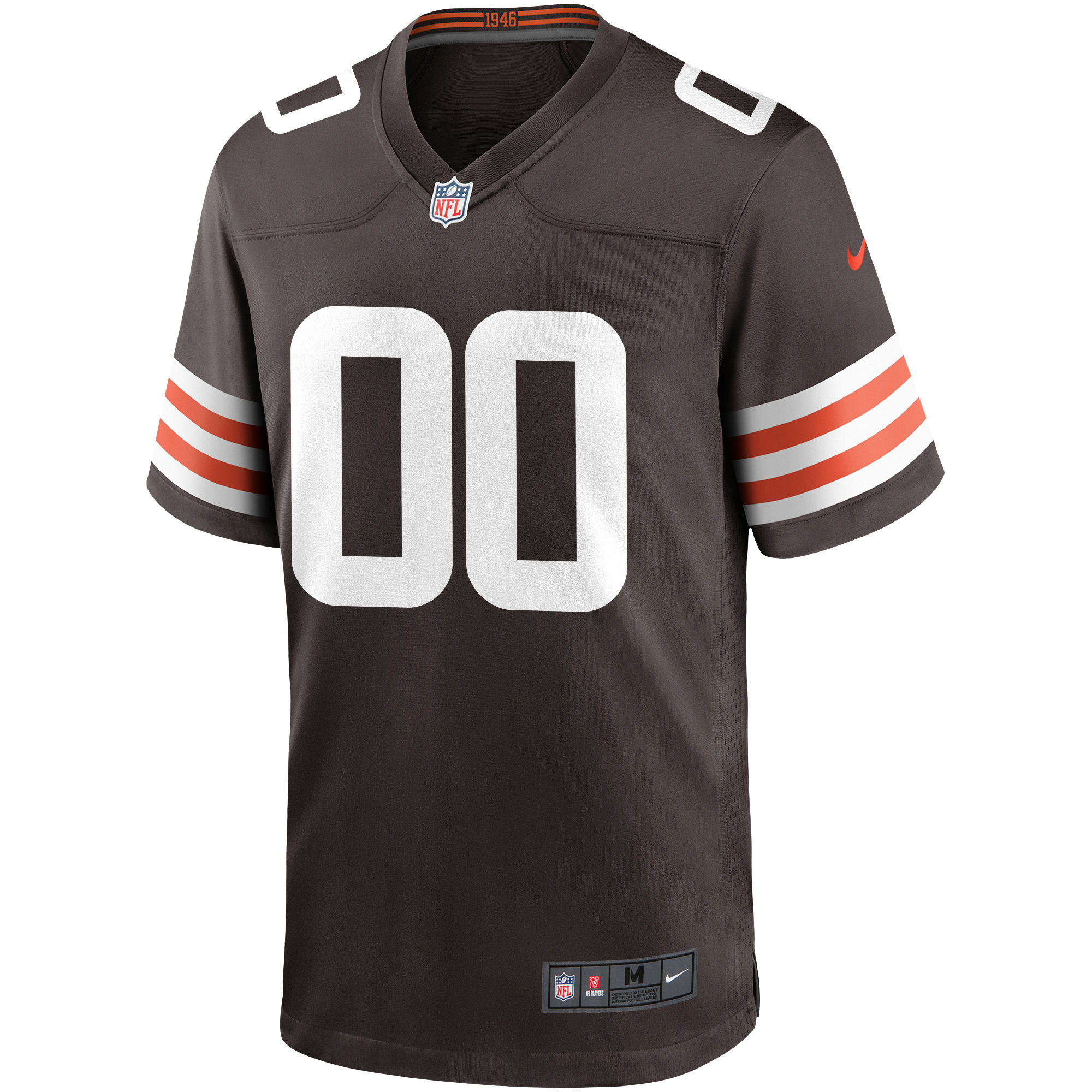 Nike Cleveland Browns Custom Game Jersey – Brown Clowdercats