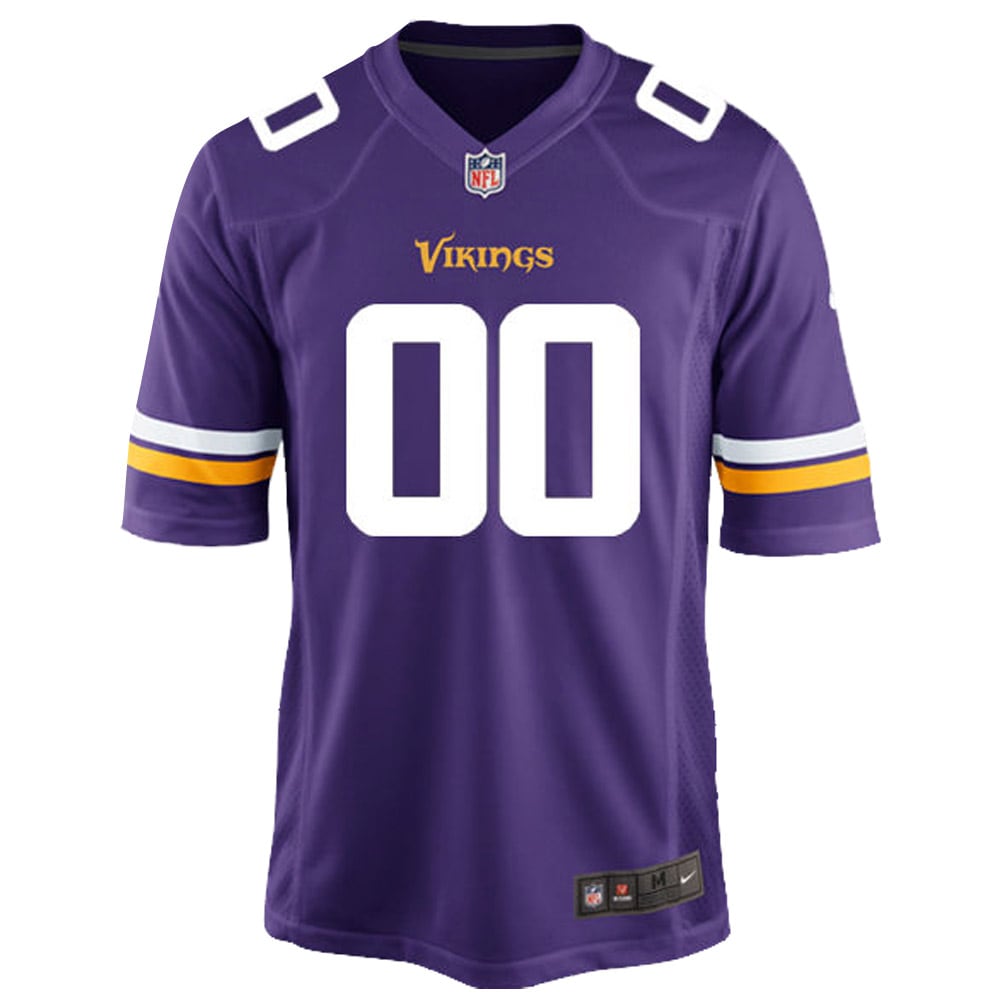 Nike Minnesota Vikings Youth Custom Game Jersey Clowdercats