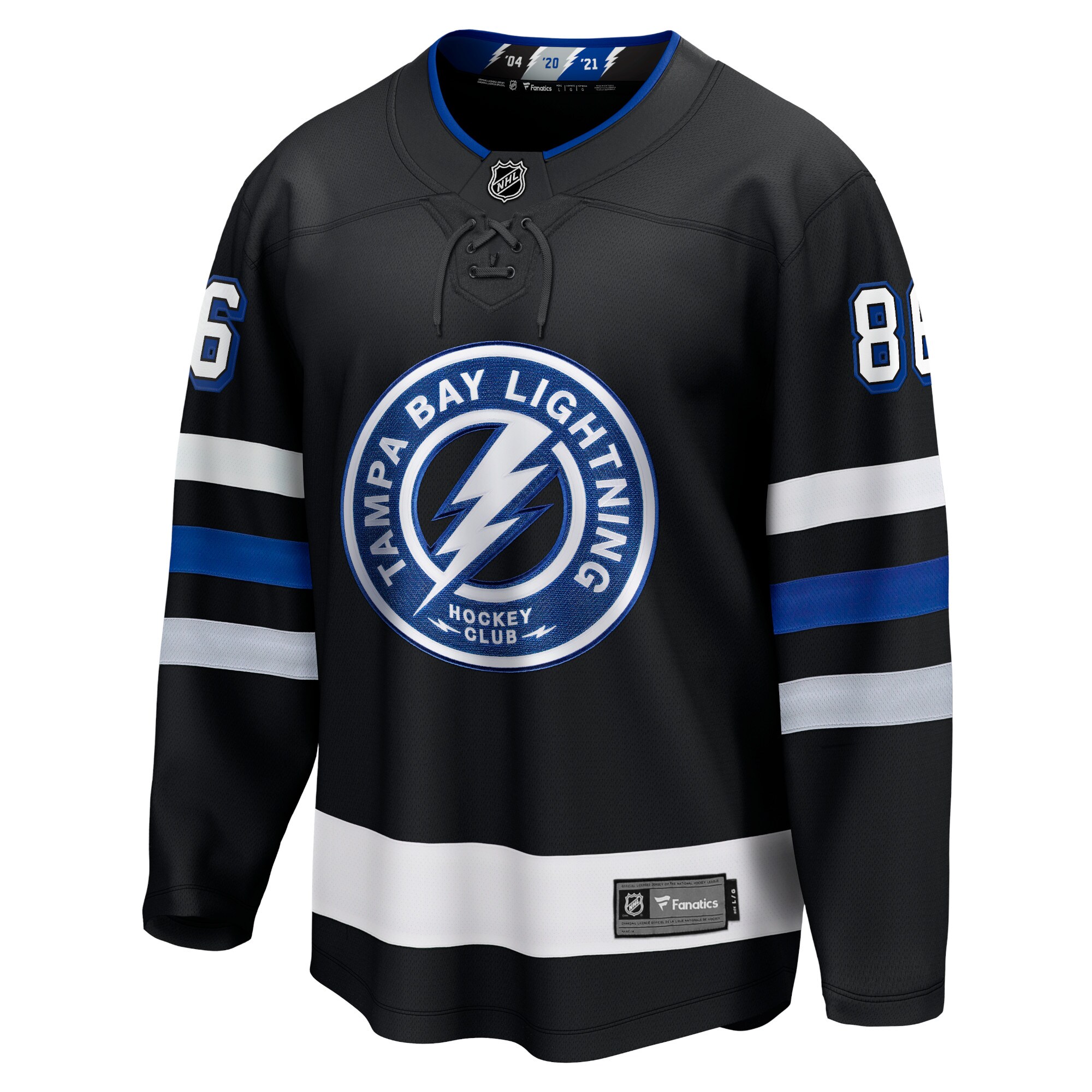 Nikita Kucherov Tampa Bay Lightning Fanatics Breakaway Jersey – Black Clowdercats