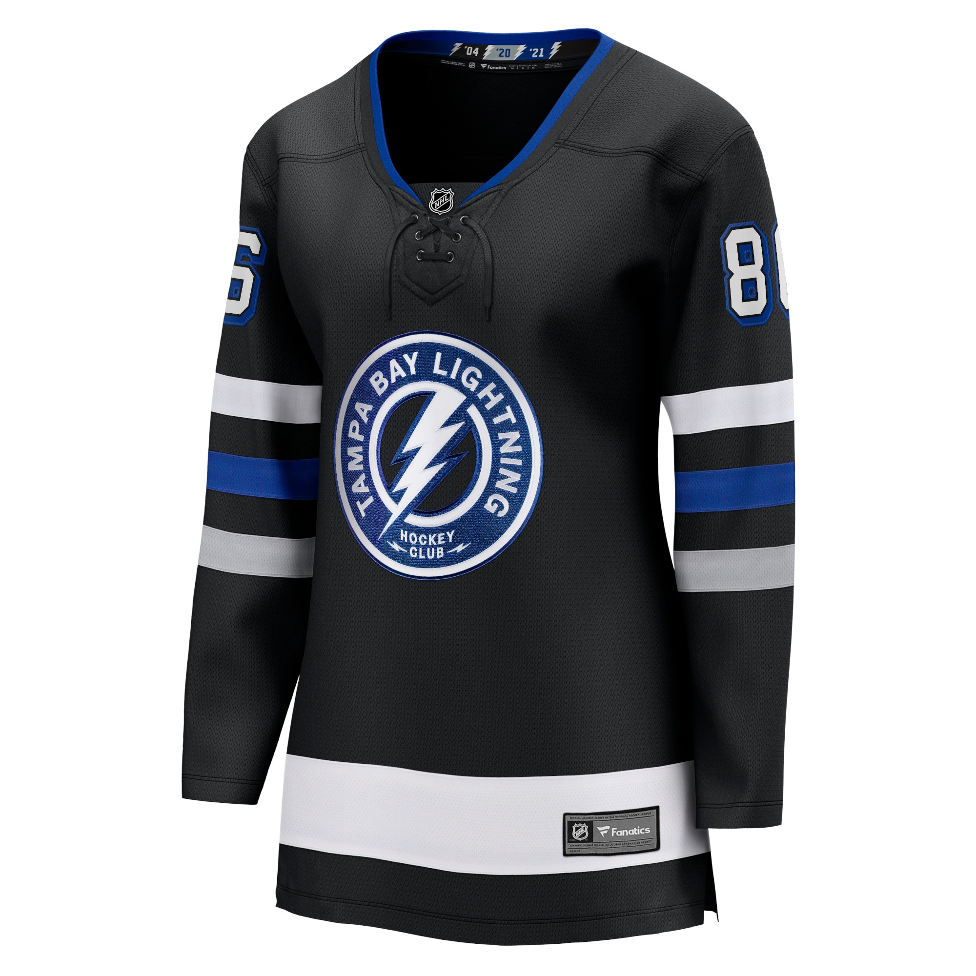 Nikita Kucherov Tampa Bay Lightning Fanatics Women’s Breakaway Jersey – Black Clowdercats