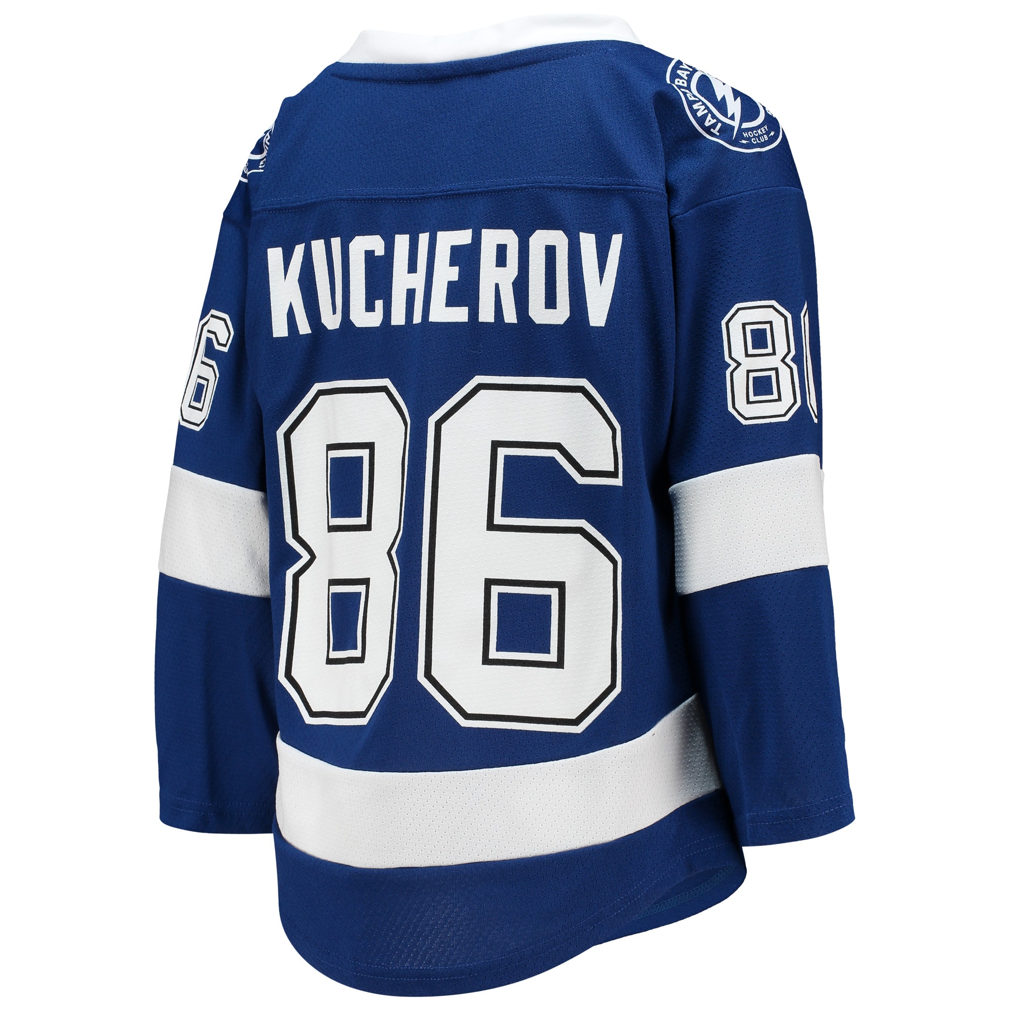 Nikita Kucherov Tampa Bay Lightning Youth Home Replica Player Jersey – Blue Clowdercats