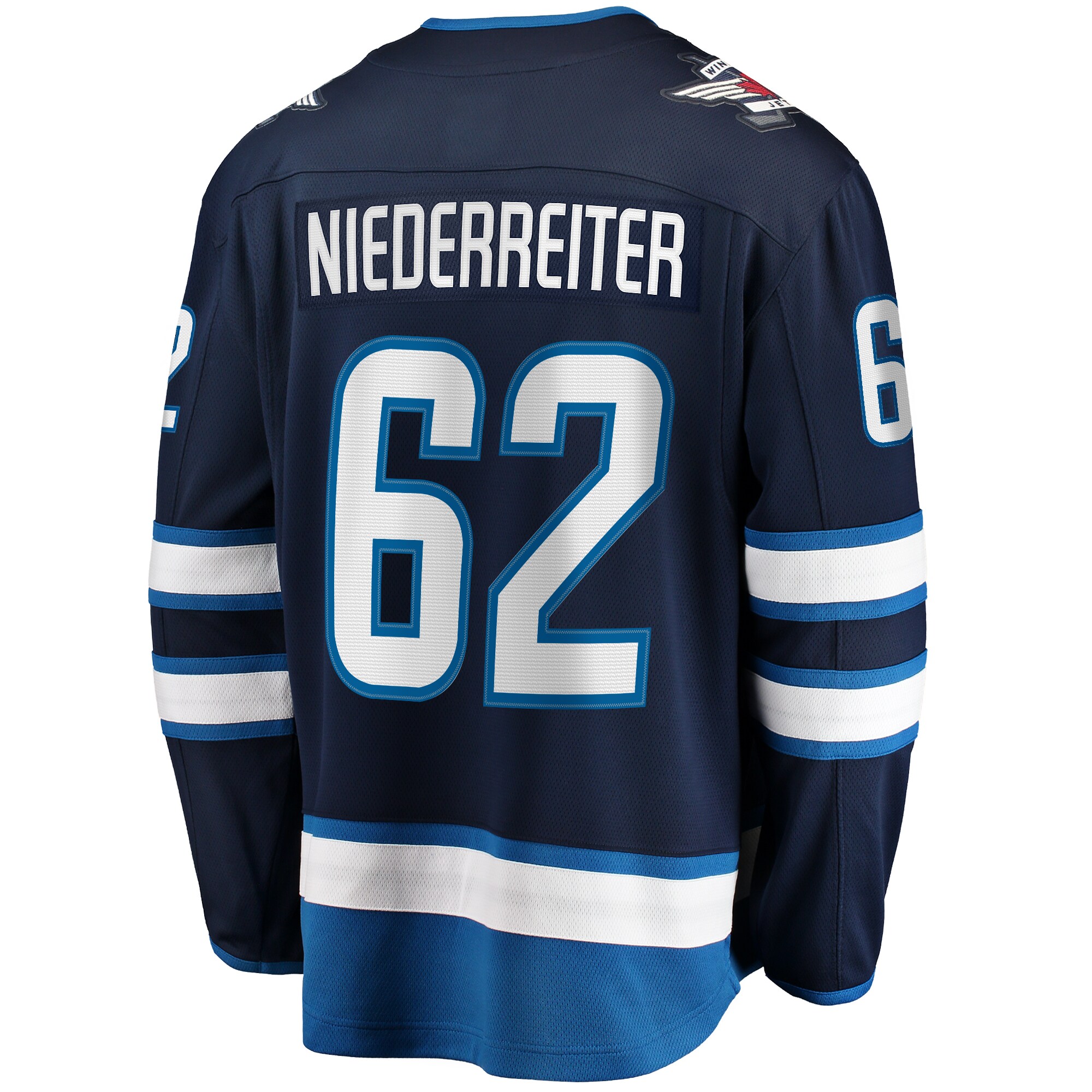 Nino Niederreiter Winnipeg Jets Fanatics Home Premier Breakaway Player Jersey – Navy Clowdercats