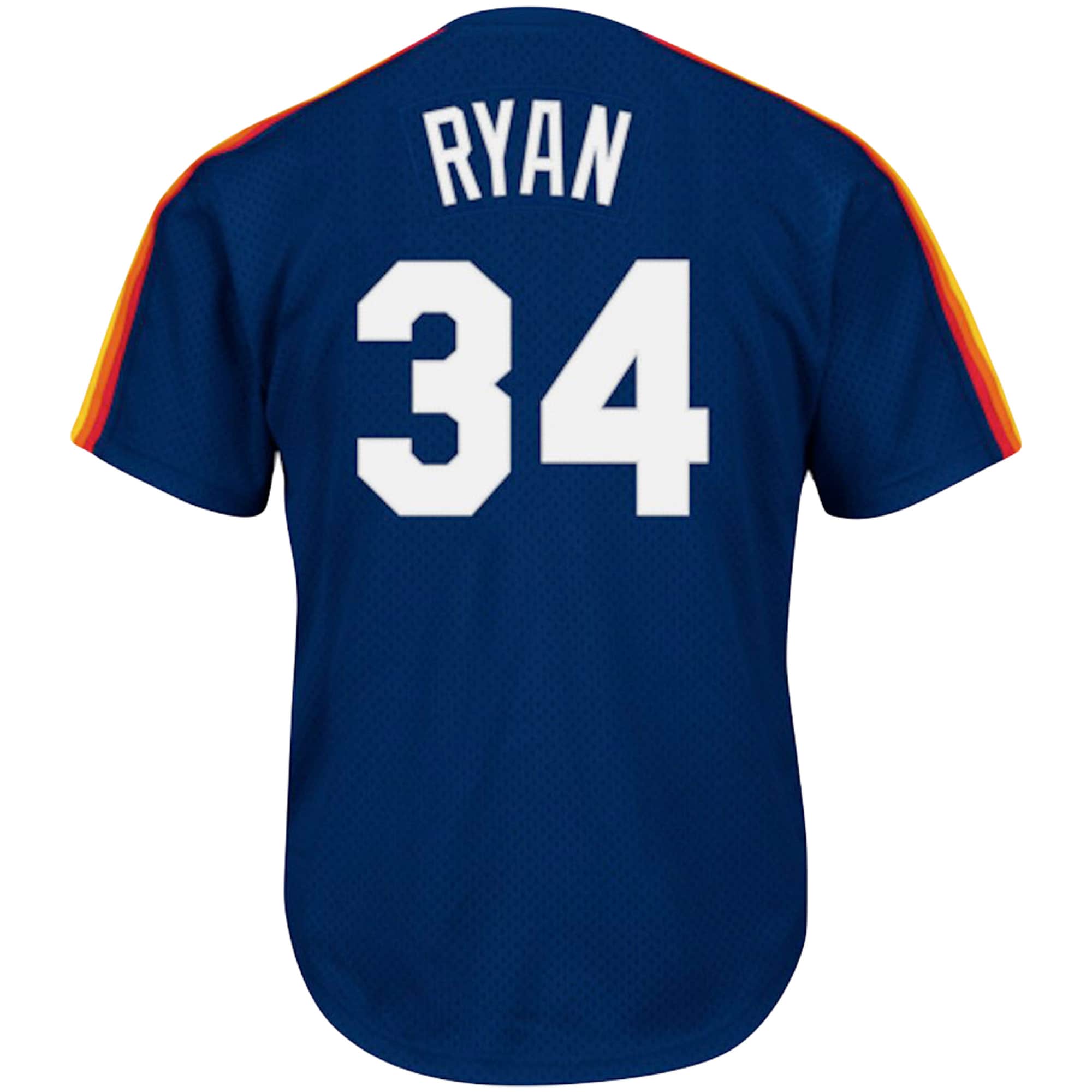 Nolan Ryan Houston Astros Mitchell & Ness Cooperstown Collection Big & Tall Mesh Batting Practice Jersey – Navy