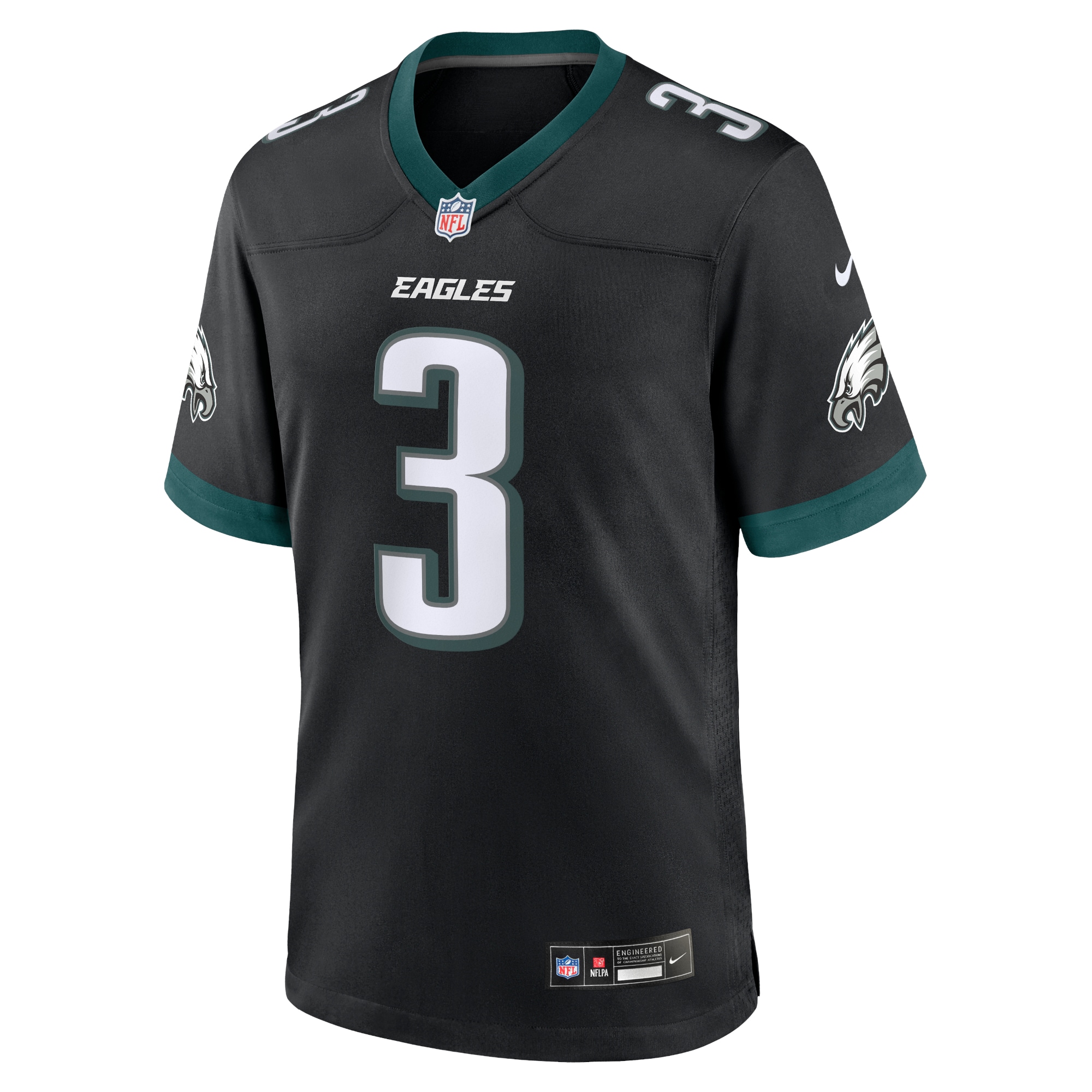 Nolan Smith Philadelphia Eagles Nike Alternate Game Jersey – Black Clowdercats