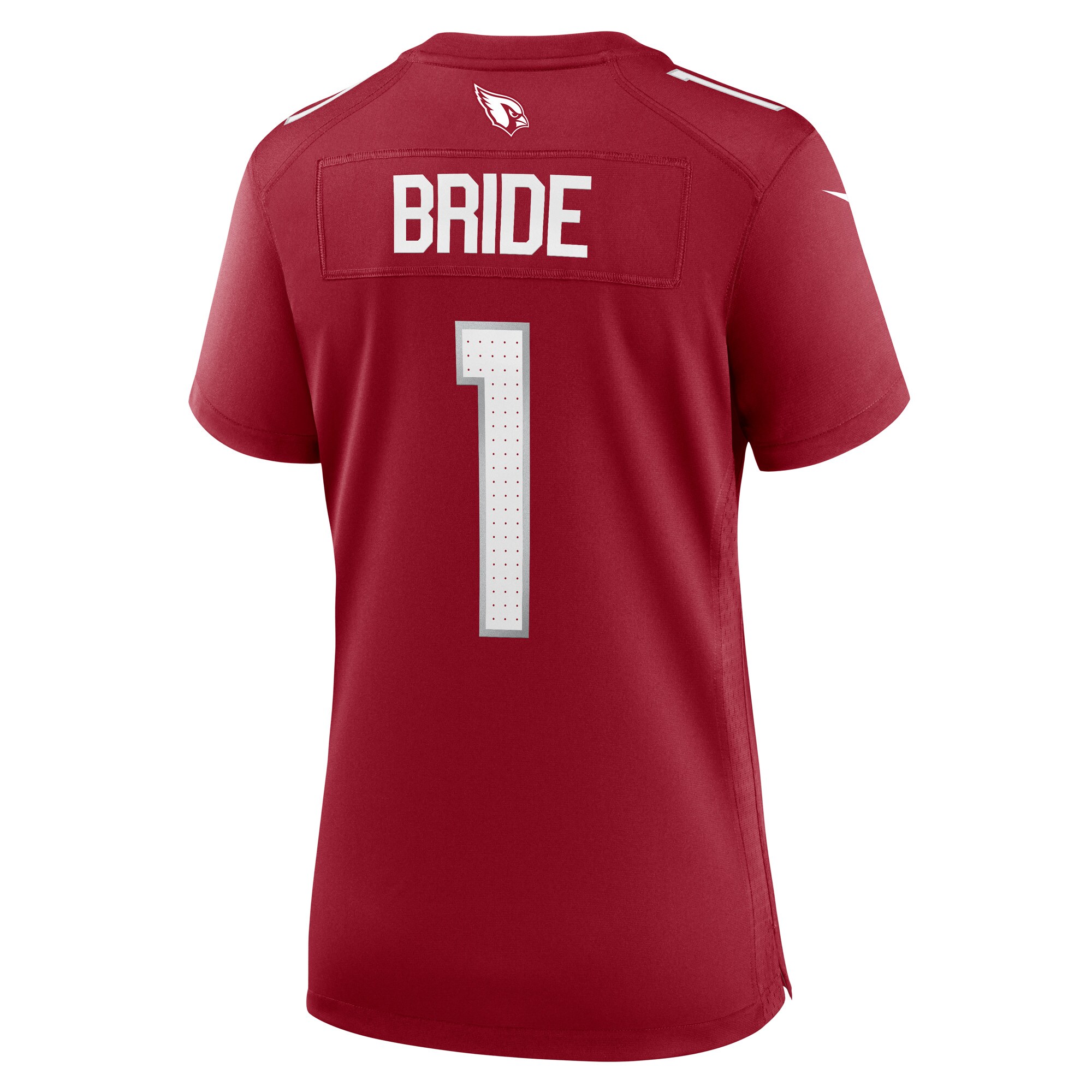 Number 1 Bride Arizona Cardinals Nike Women’s Game Jersey – Cardinal Clowdercats