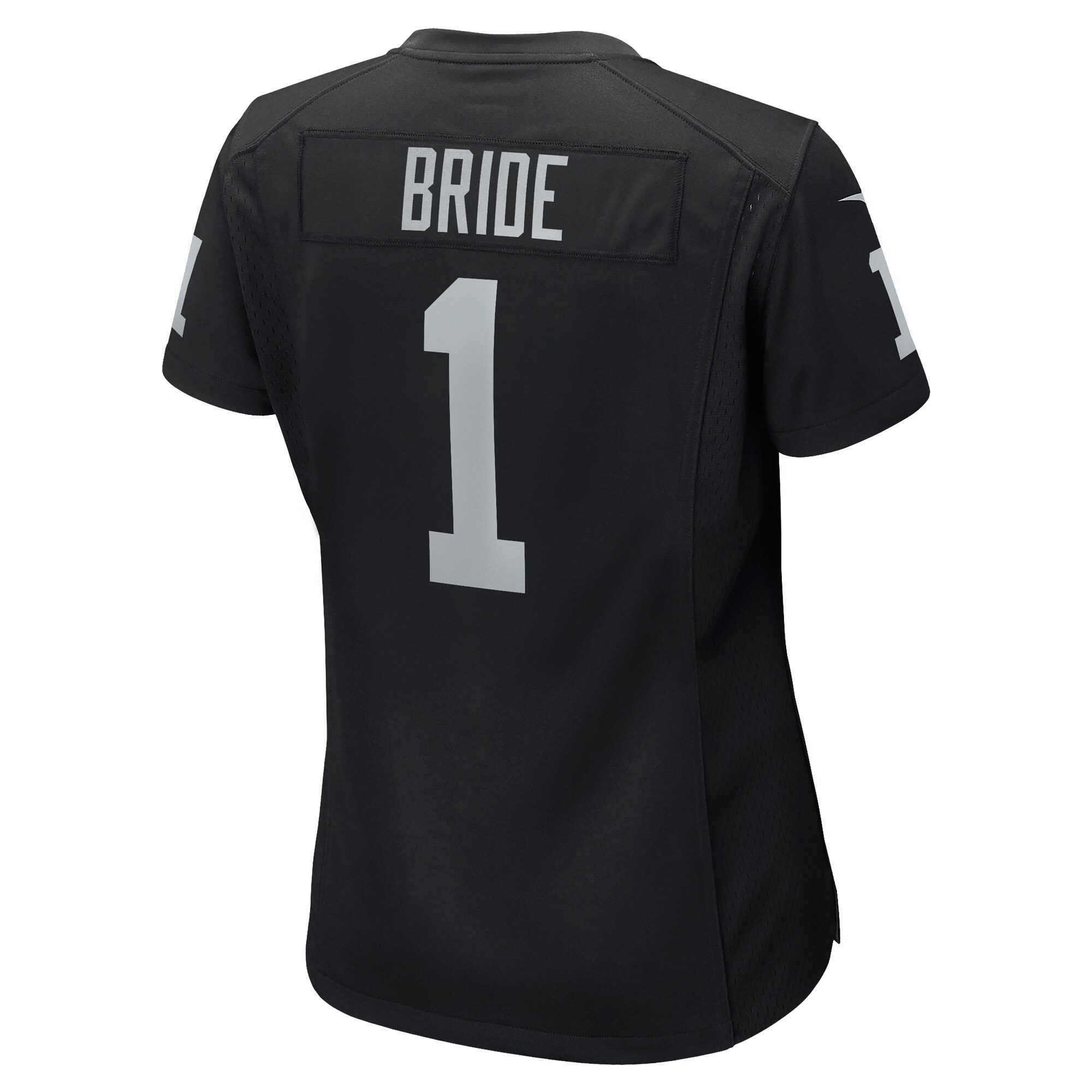 Number 1 Bride Las Vegas Raiders Nike Women’s Game Jersey – Black Clowdercats