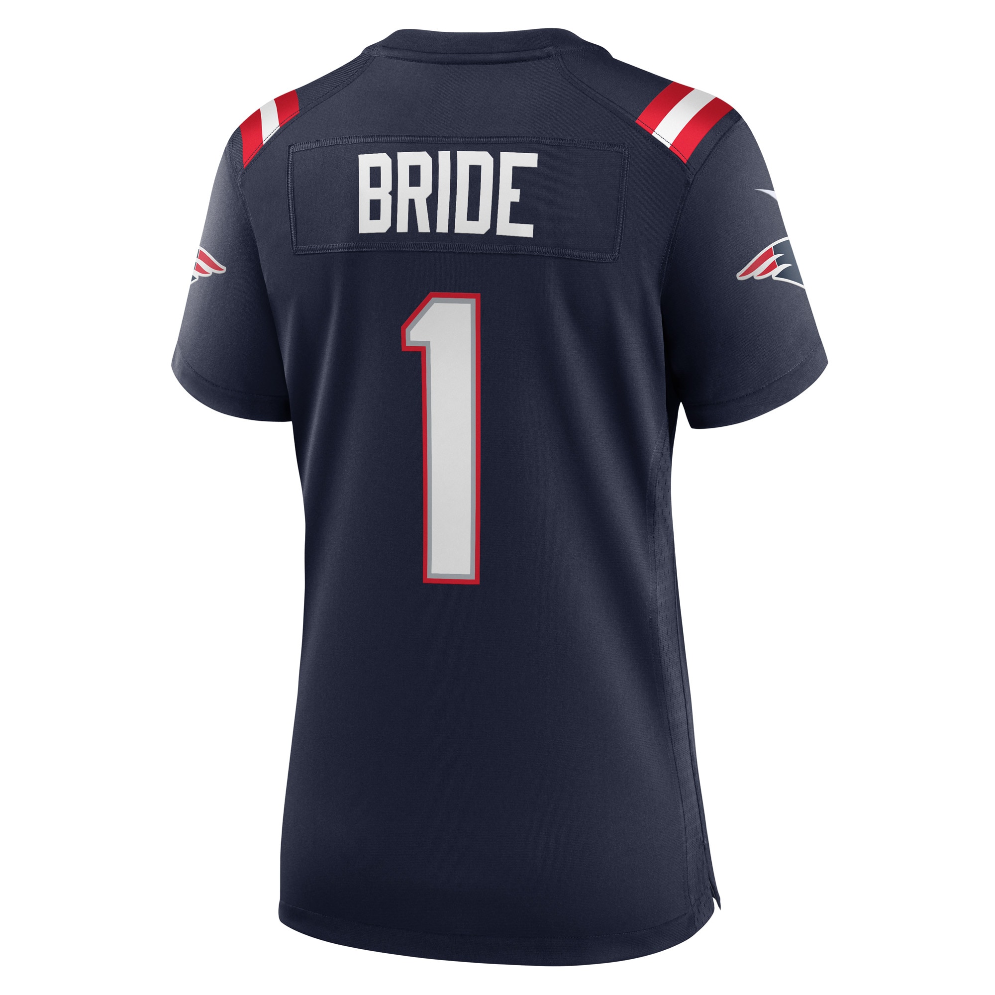 Number 1 Bride New England Patriots Nike Women’s Game Jersey – Navy Clowdercats