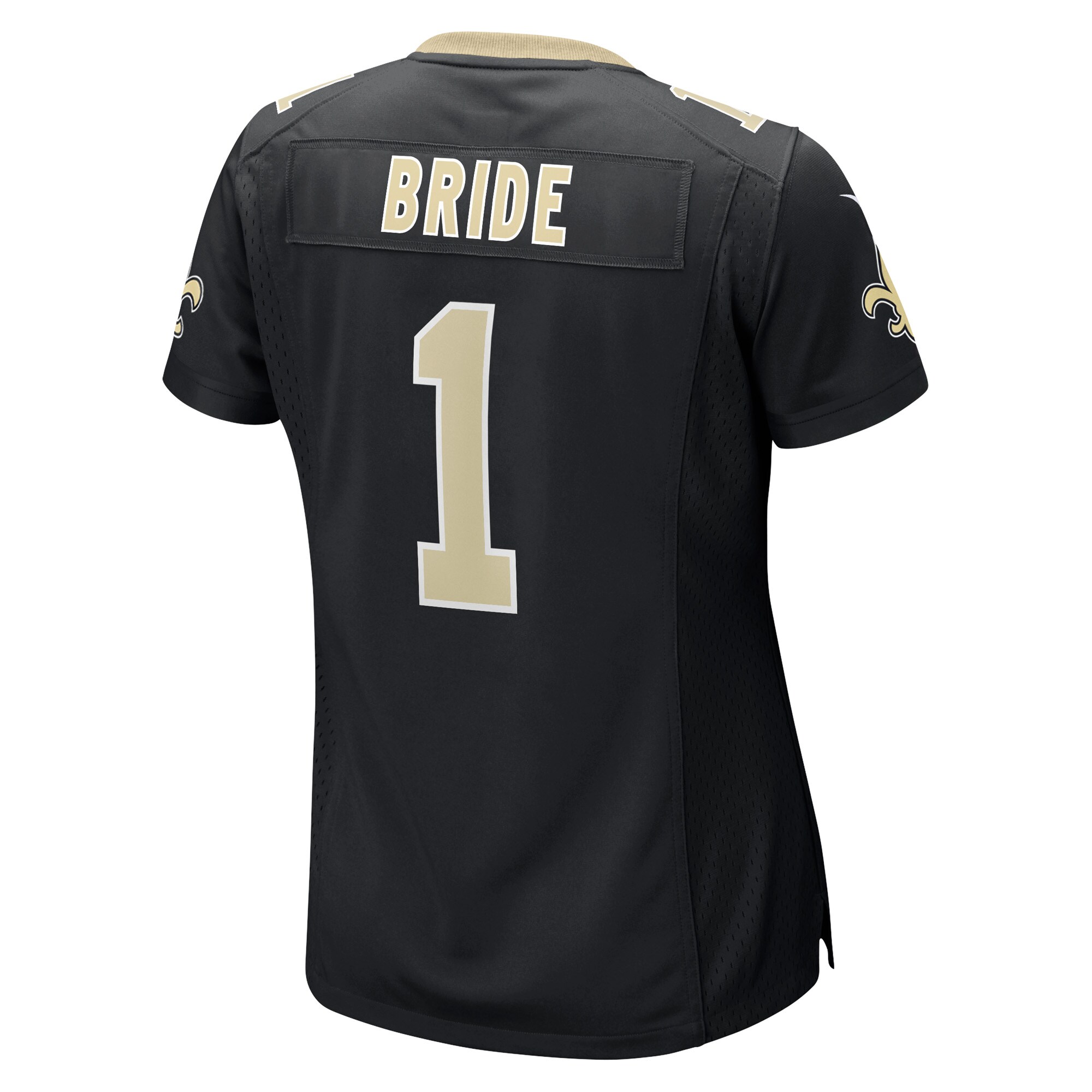 Number 1 Bride New Orleans Saints Nike Women’s Game Jersey – Black Clowdercats
