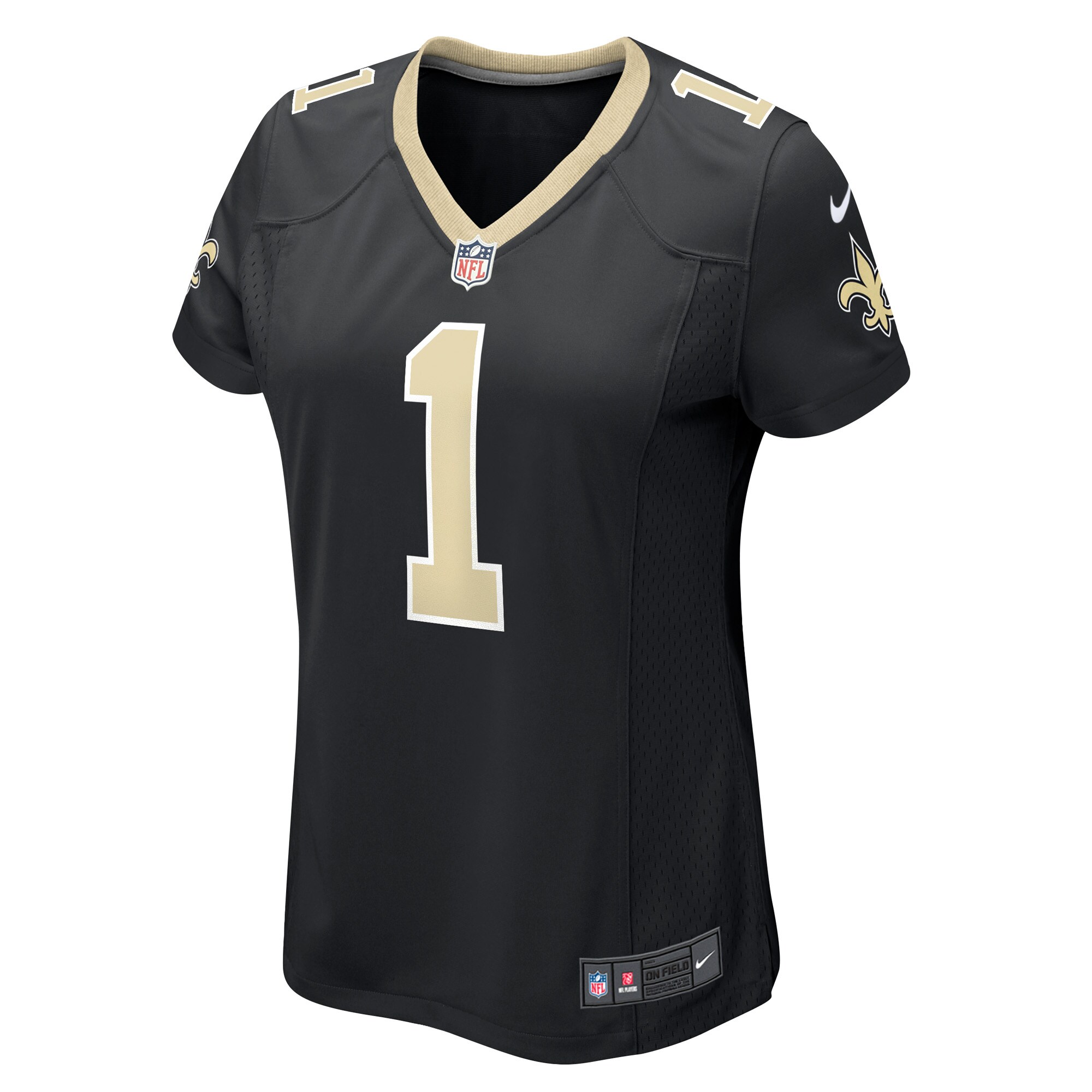Number 1 Bride New Orleans Saints Nike Women’s Game Jersey – Black Clowdercats