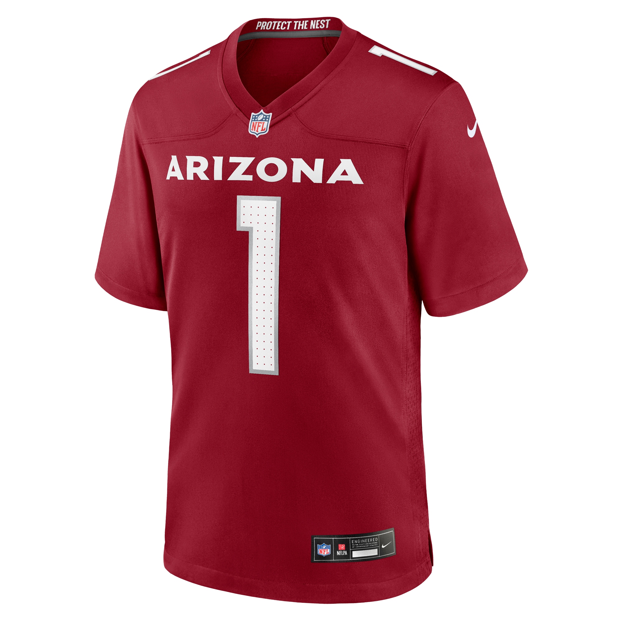 Number 1 Dad Arizona Cardinals Nike Game Jersey – Cardinal Clowdercats