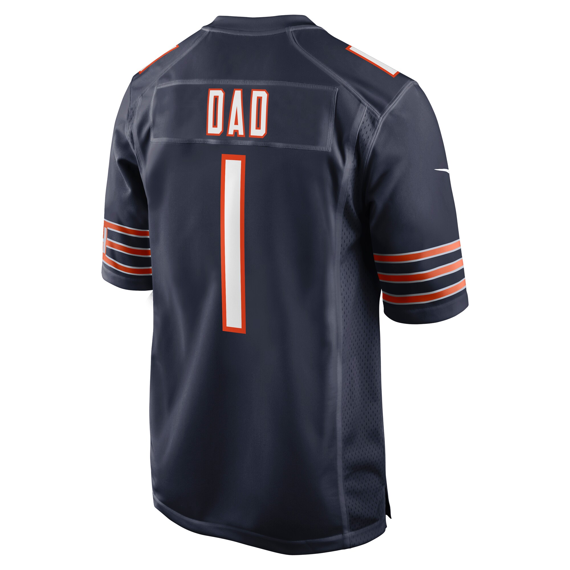 Number 1 Dad Chicago Bears Nike Game Jersey – Navy Clowdercats