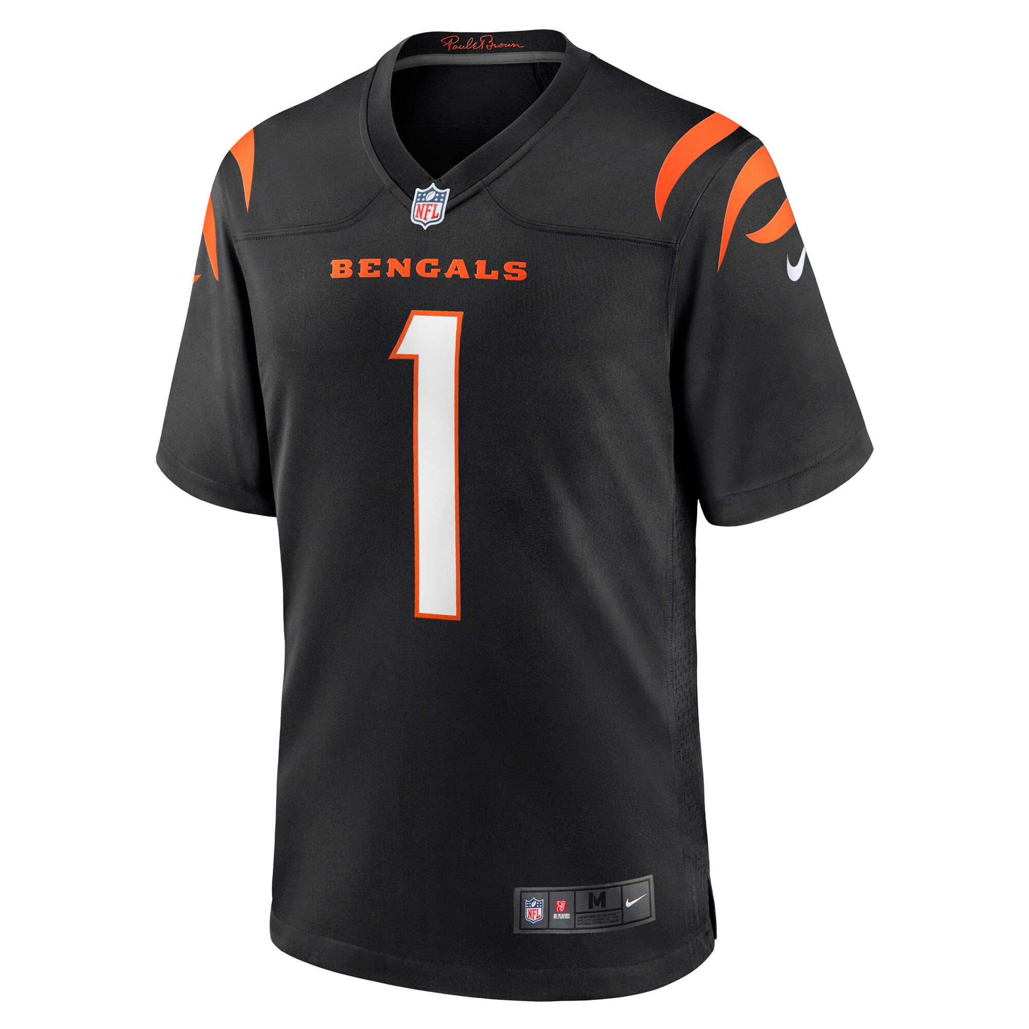 Number 1 Dad Cincinnati Bengals Nike Game Jersey – Black Clowdercats