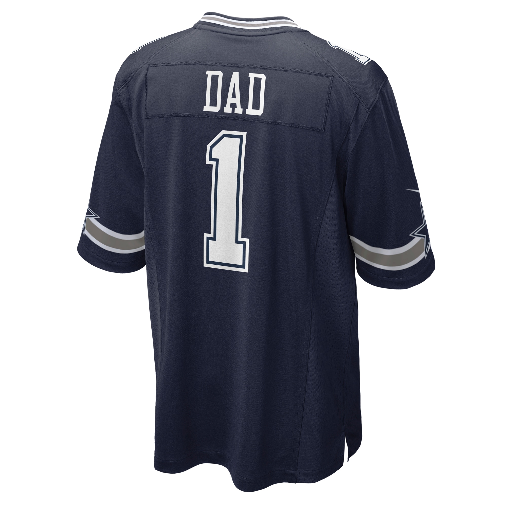 Number 1 Dad Dallas Cowboys Nike Game Jersey – Navy Clowdercats