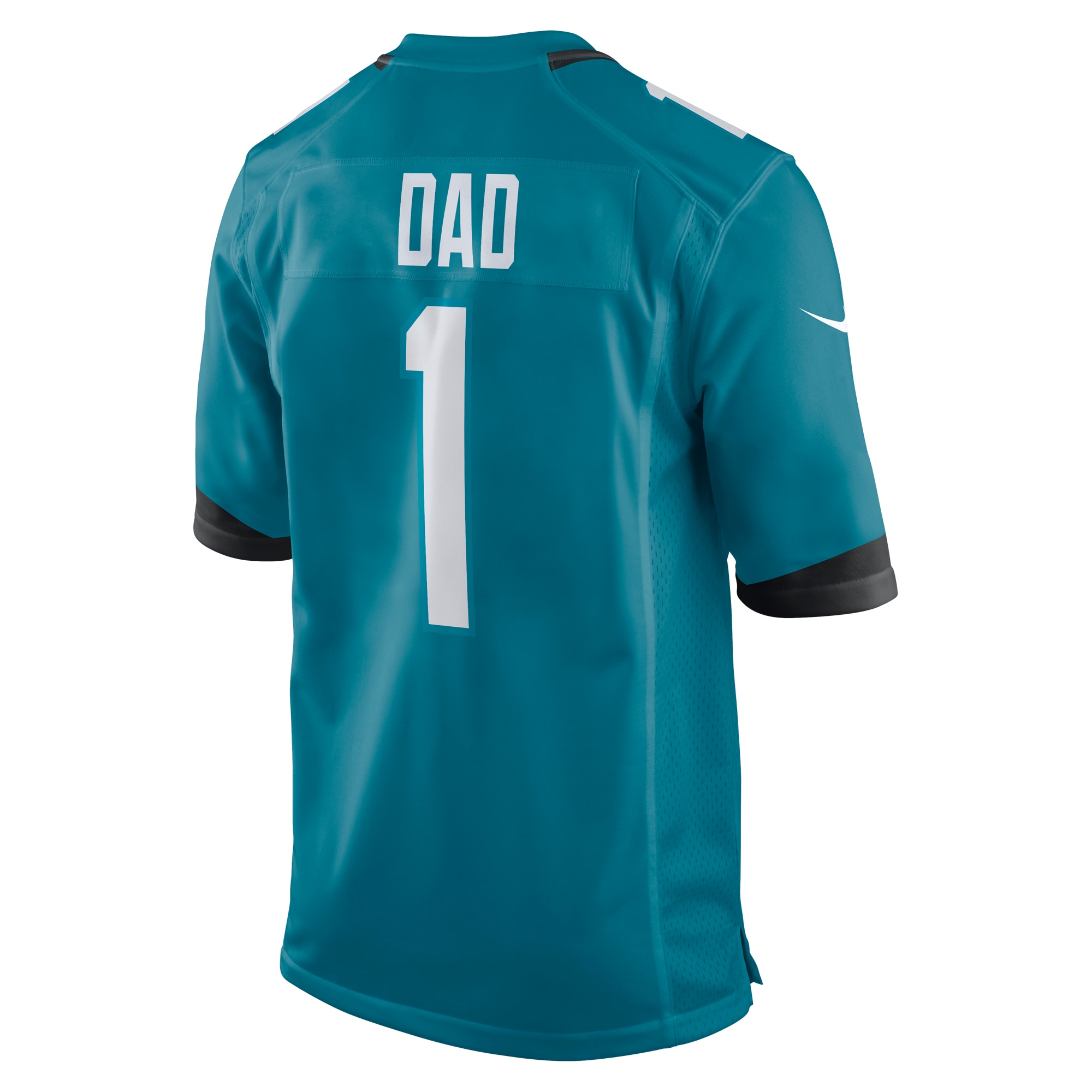 Number 1 Dad Jacksonville Jaguars Nike Game Jersey – Teal Clowdercats