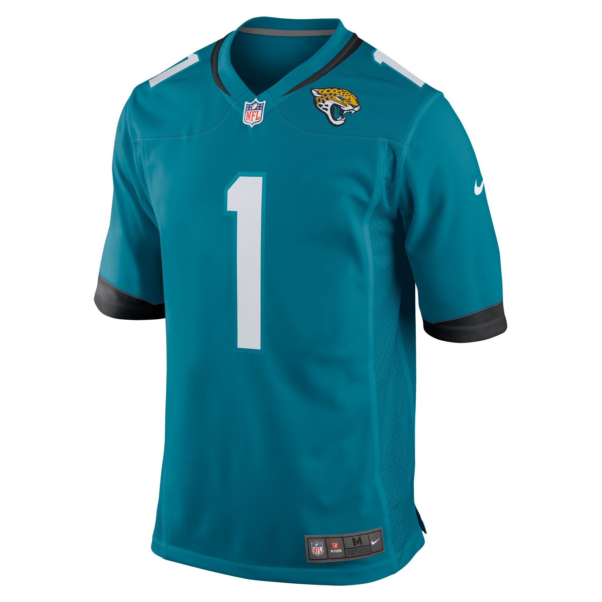 Number 1 Dad Jacksonville Jaguars Nike Game Jersey – Teal Clowdercats