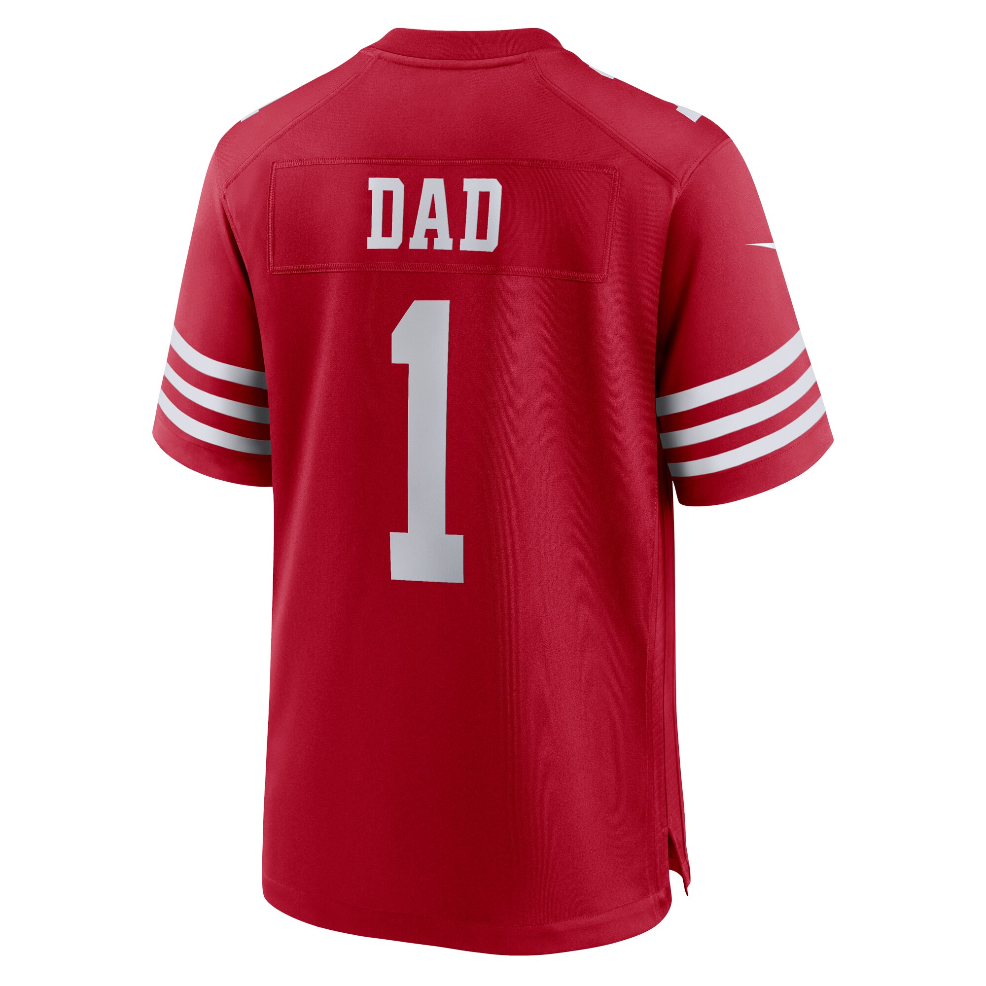 Number 1 Dad San Francisco 49ers Nike Game Jersey – Scarlet Clowdercats