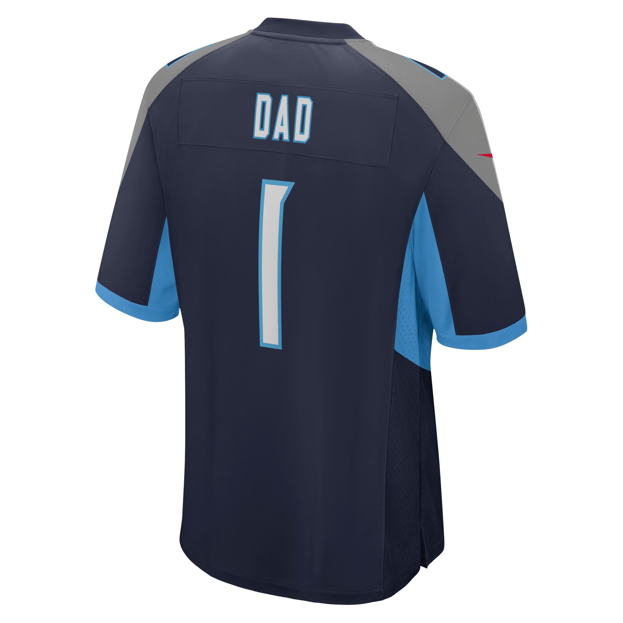 Number 1 Dad Tennessee Titans Nike Game Jersey – Navy Clowdercats