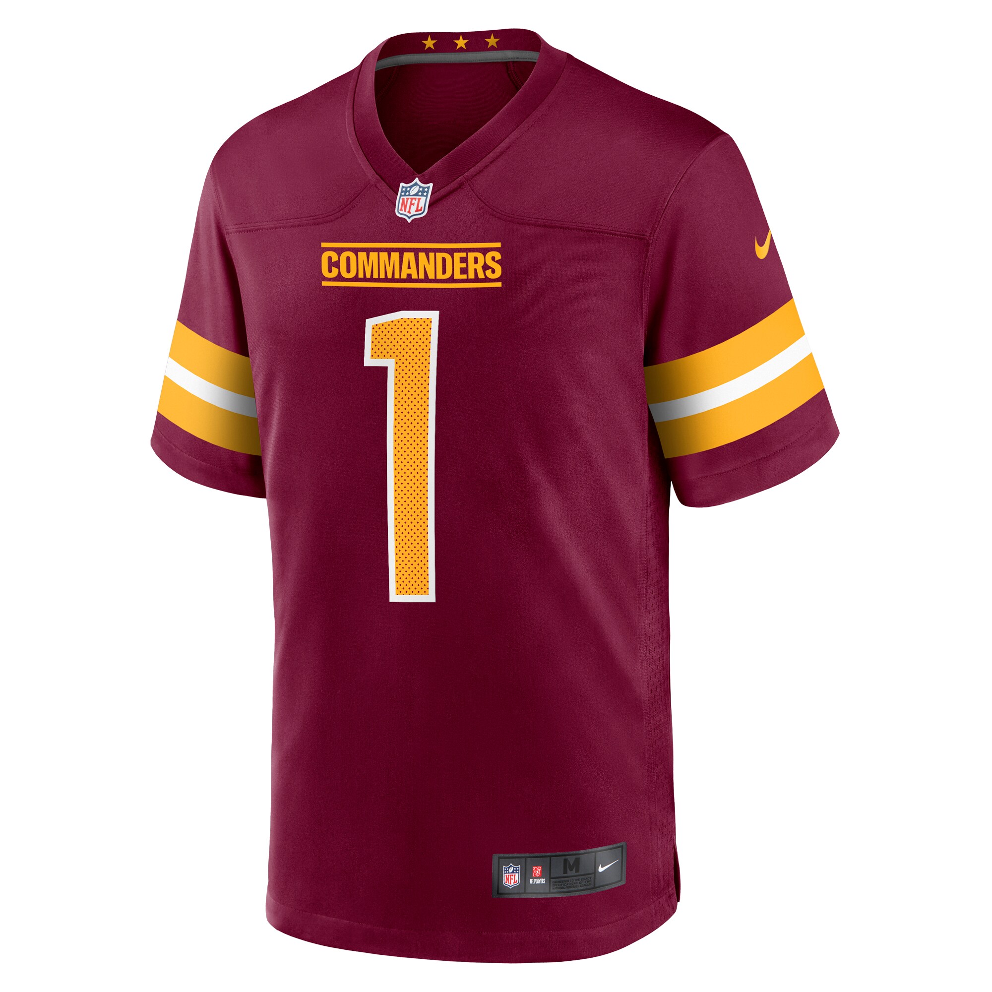 Number 1 Dad Washington Commanders Nike Game Jersey – Burgundy Clowdercats