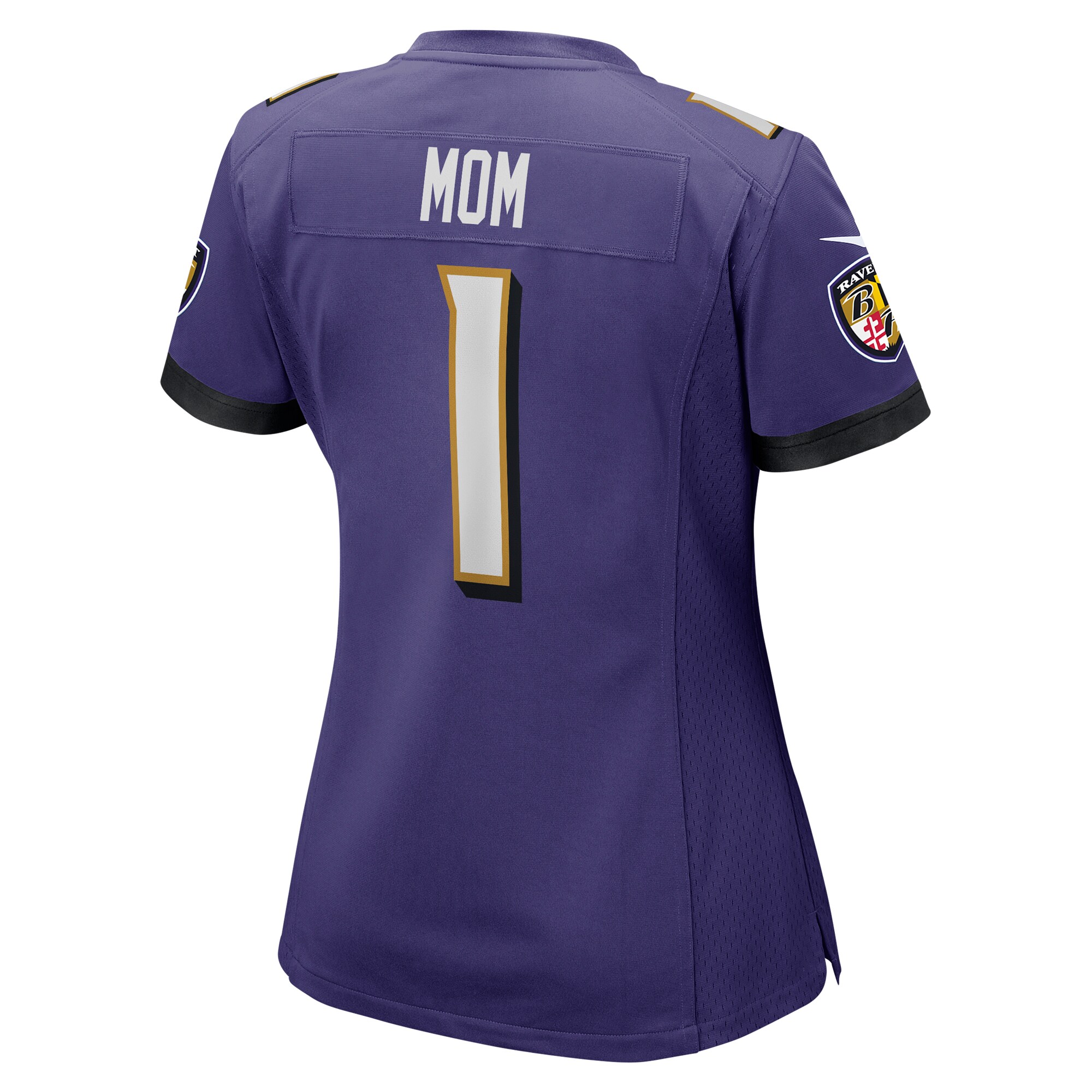 Number 1 Mom Baltimore Ravens Nike Women’s Game Jersey – Purple Clowdercats