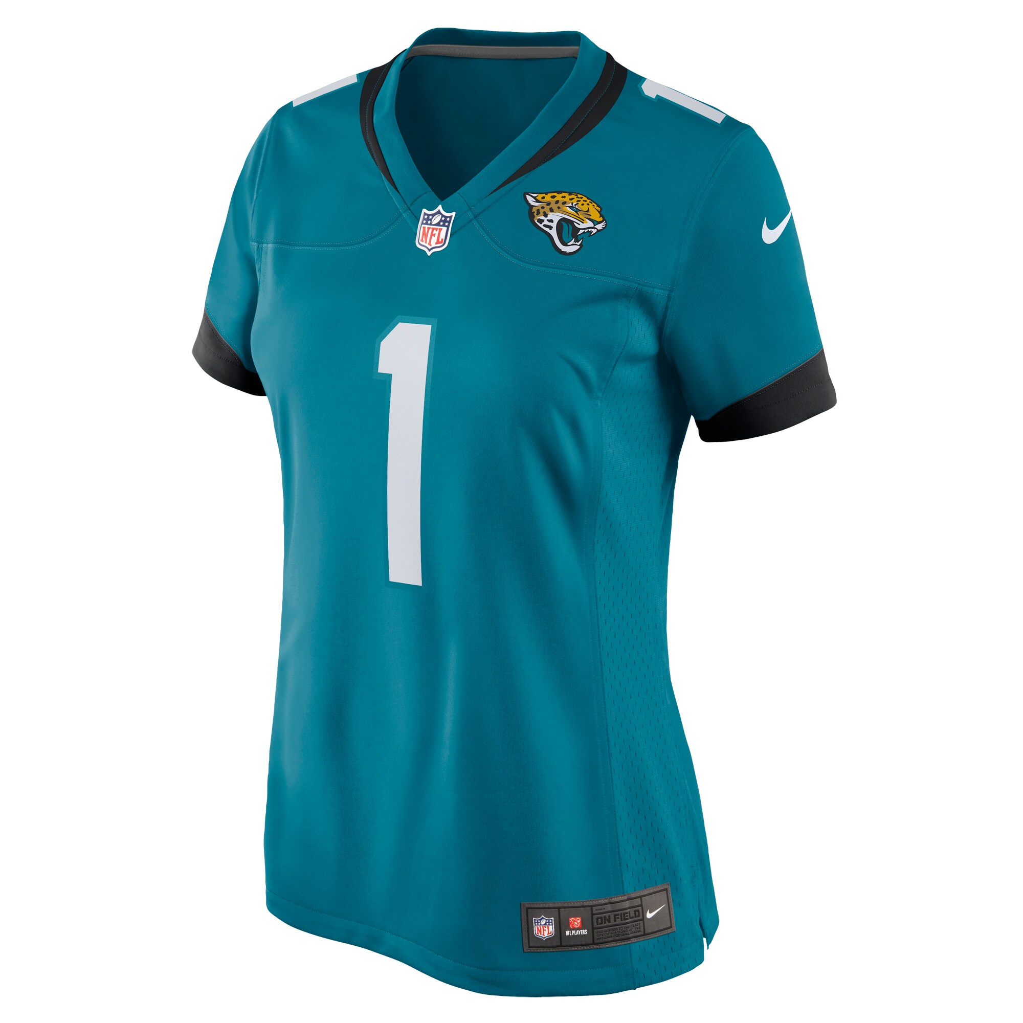Number 1 Mom Jacksonville Jaguars Nike Women’s Game Jersey – Teal Clowdercats
