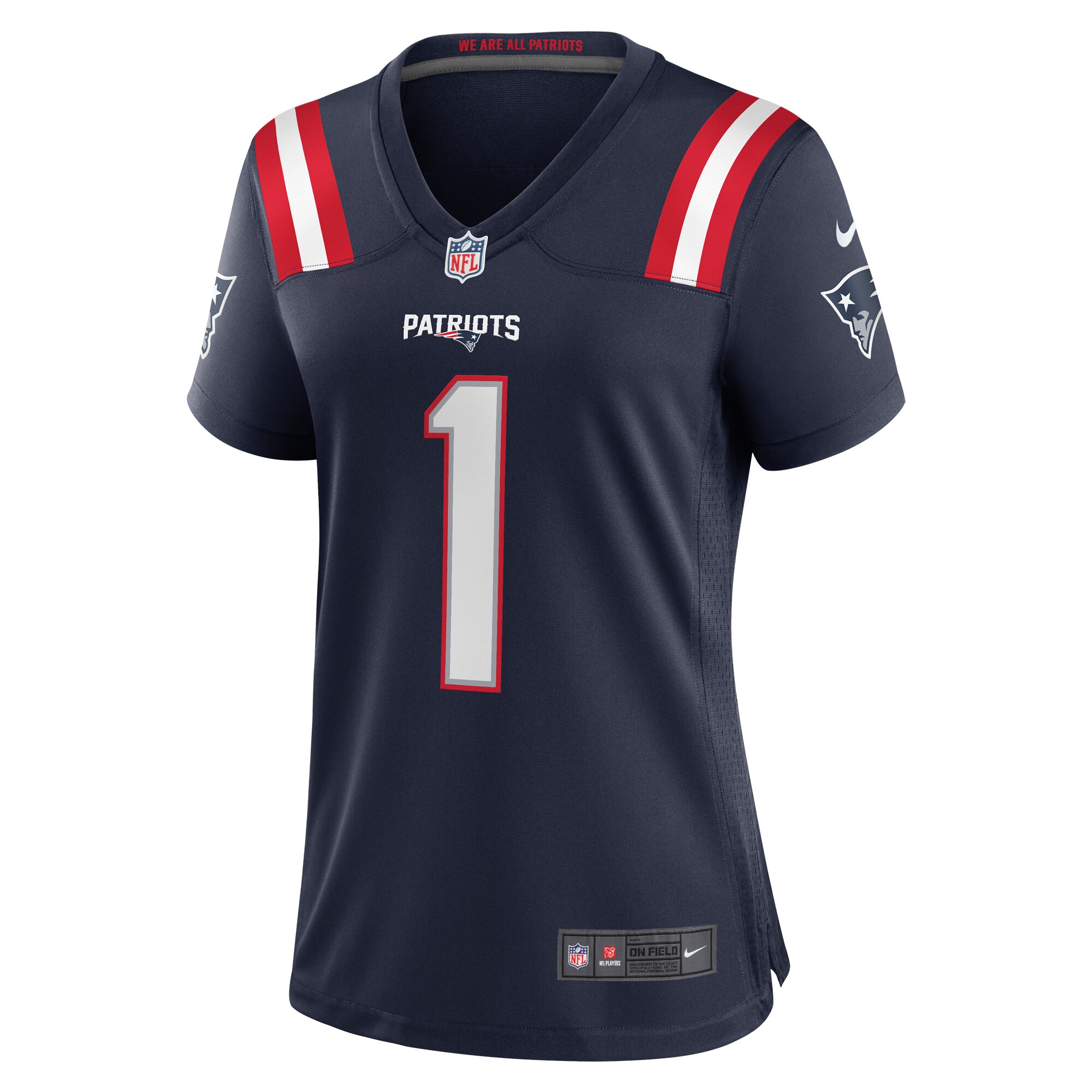 Number 1 Mom New England Patriots Nike Women’s Game Jersey – Navy Clowdercats