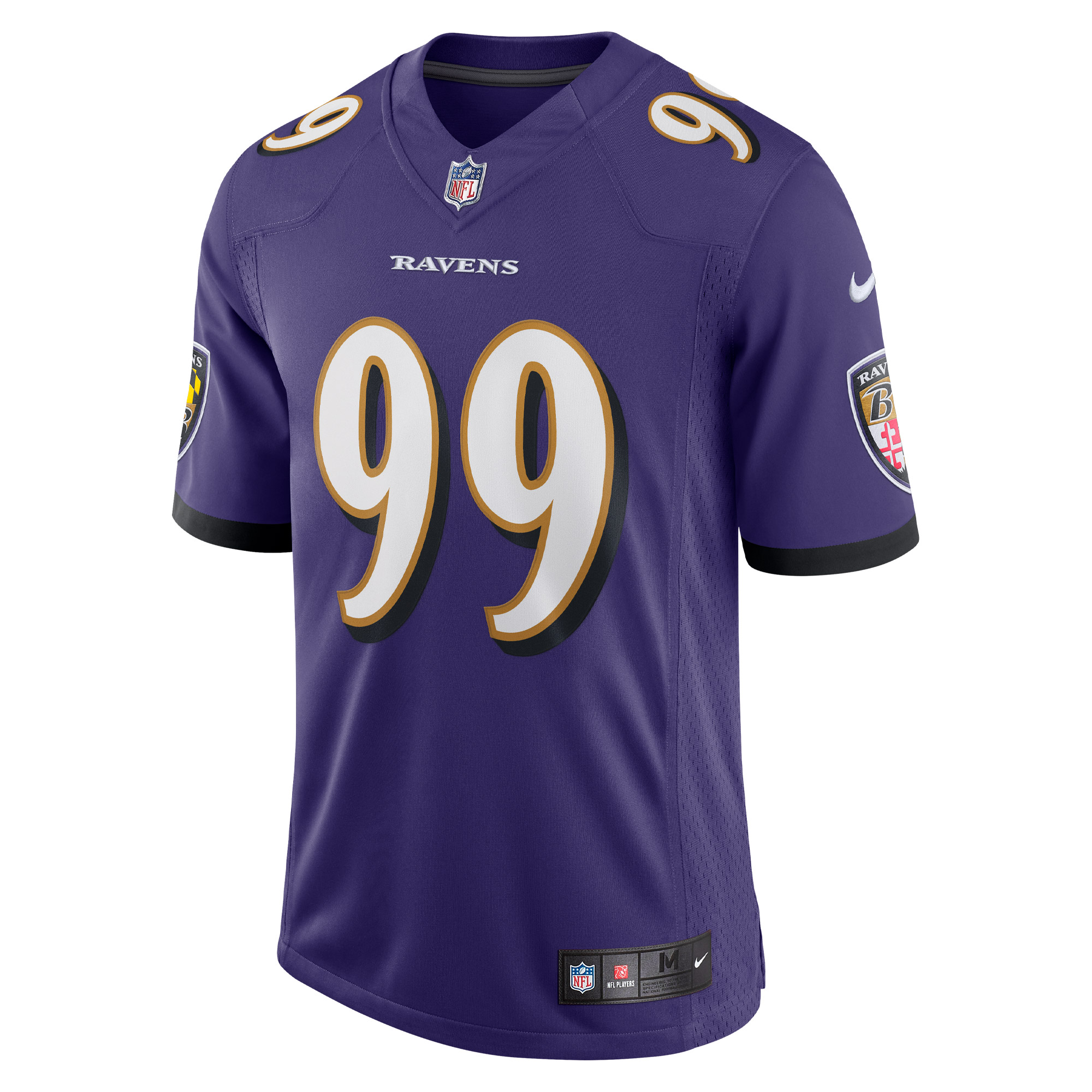 Odafe Oweh Baltimore Ravens Nike Vapor Limited Jersey – Purple Clowdercats
